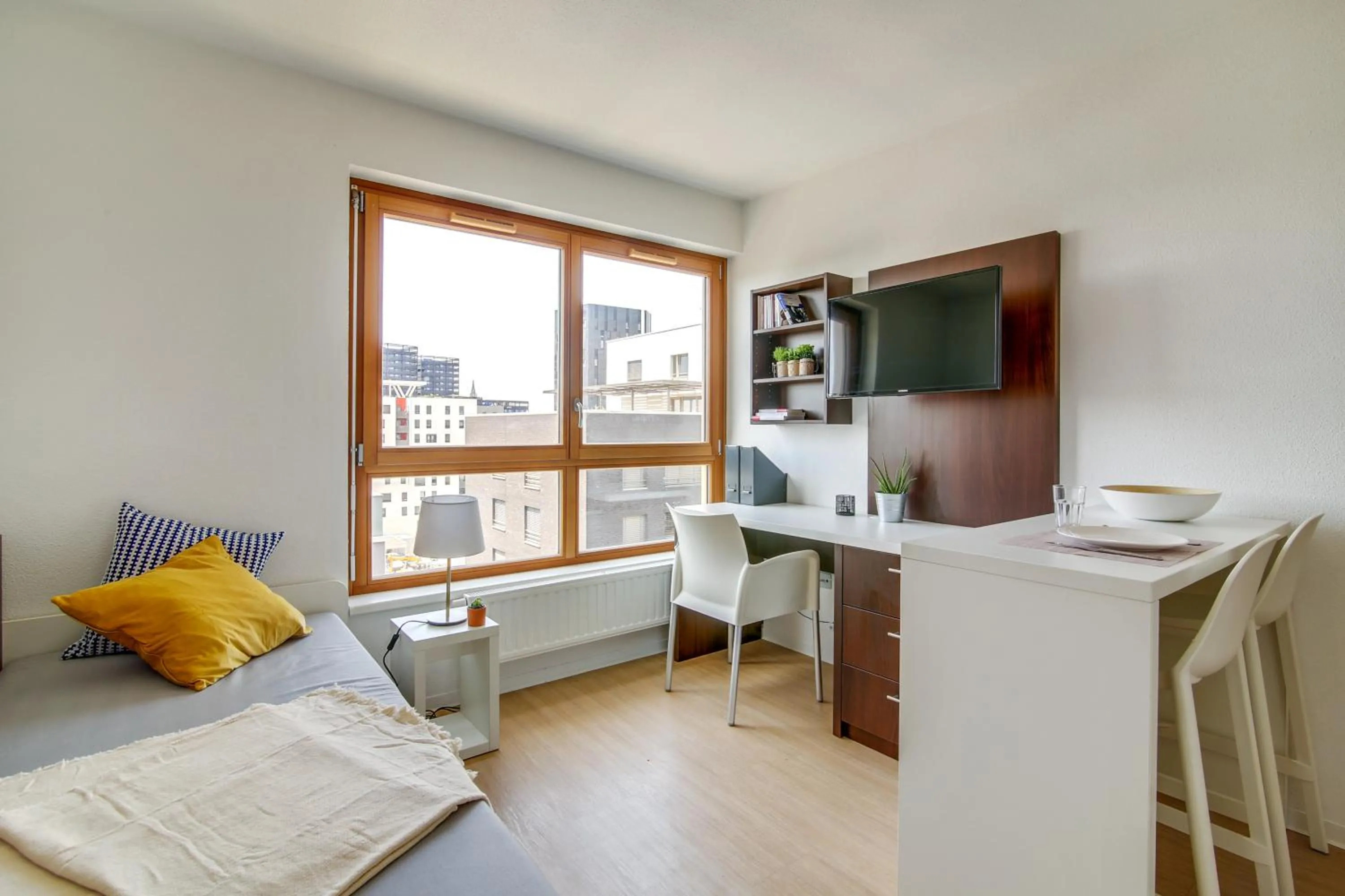 Bed in Apparteo Strasbourg