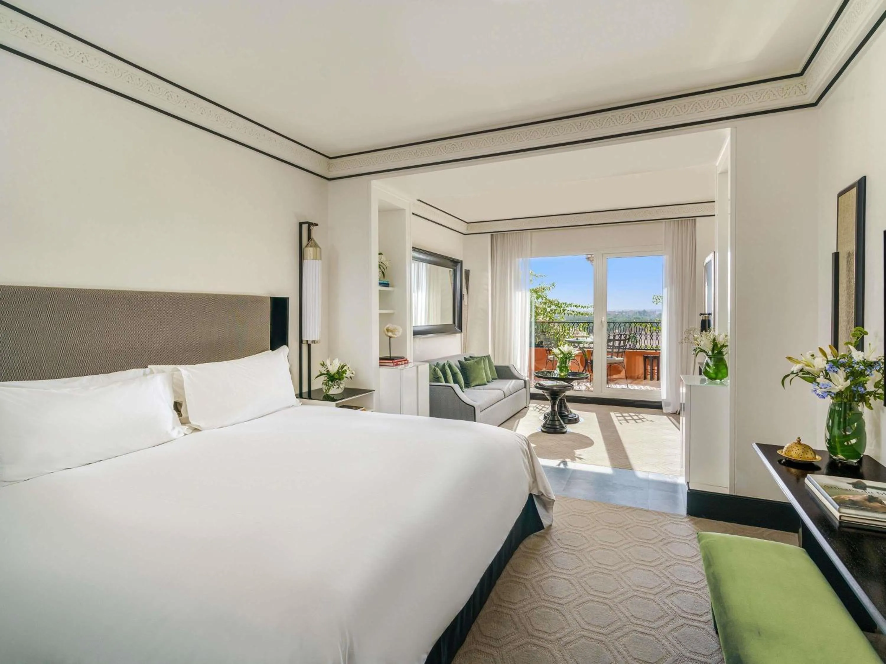 Property building, Bed in Sofitel Marrakech Palais Impérial & Spa