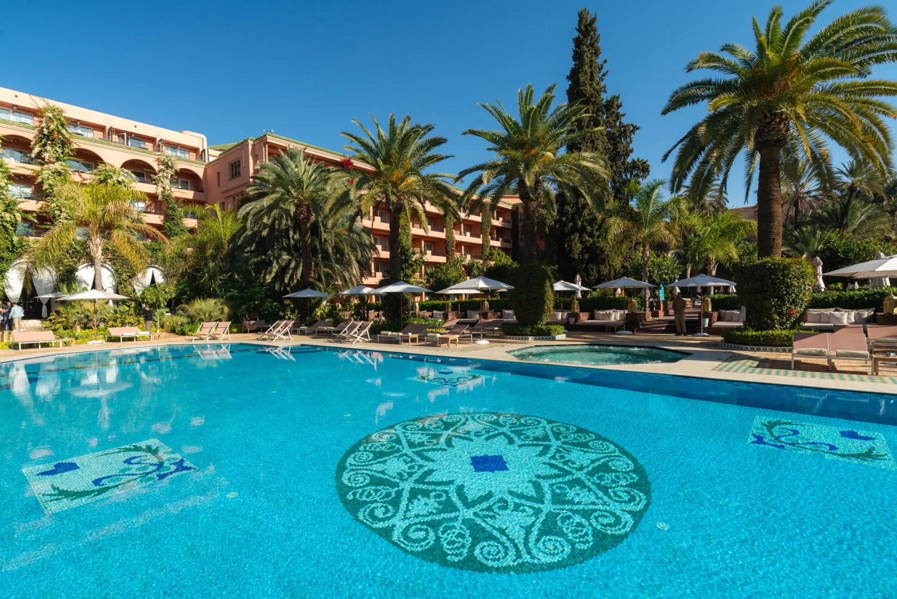 Swimming pool in Sofitel Marrakech Lounge and Spa