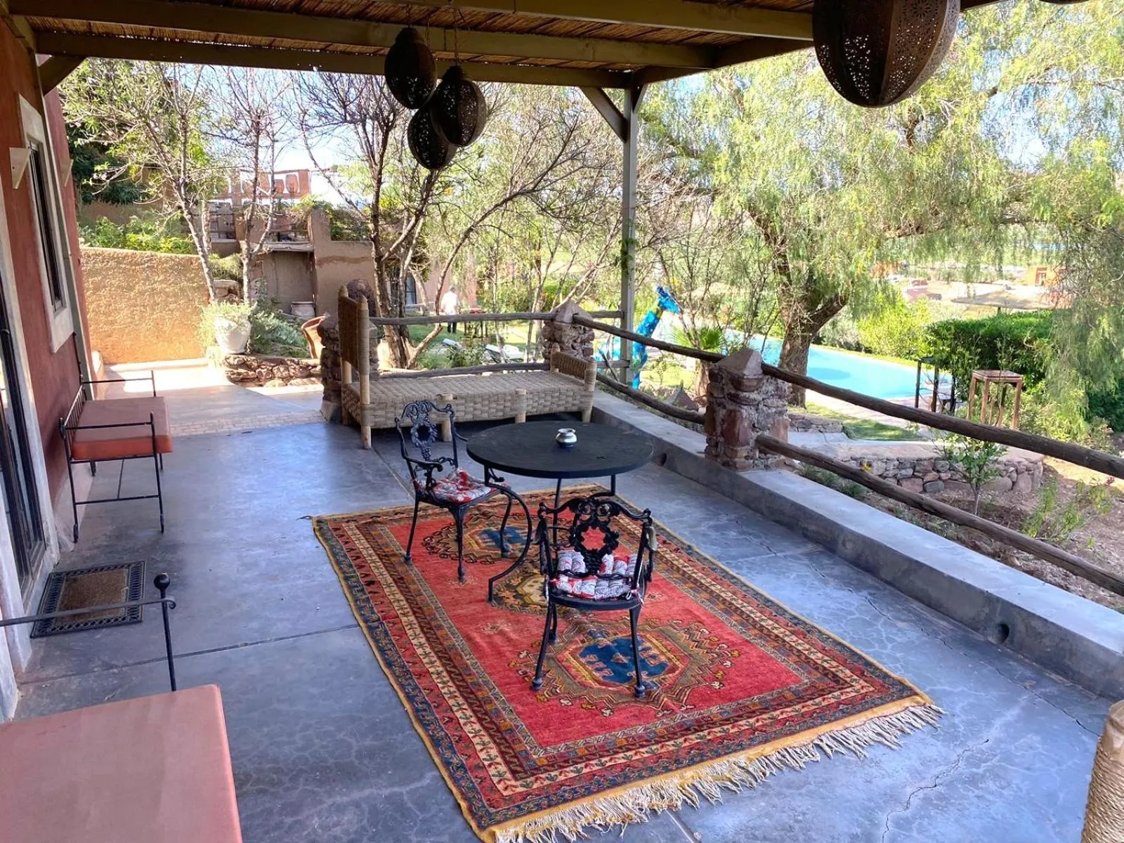 Patio in Quelque part au barrage