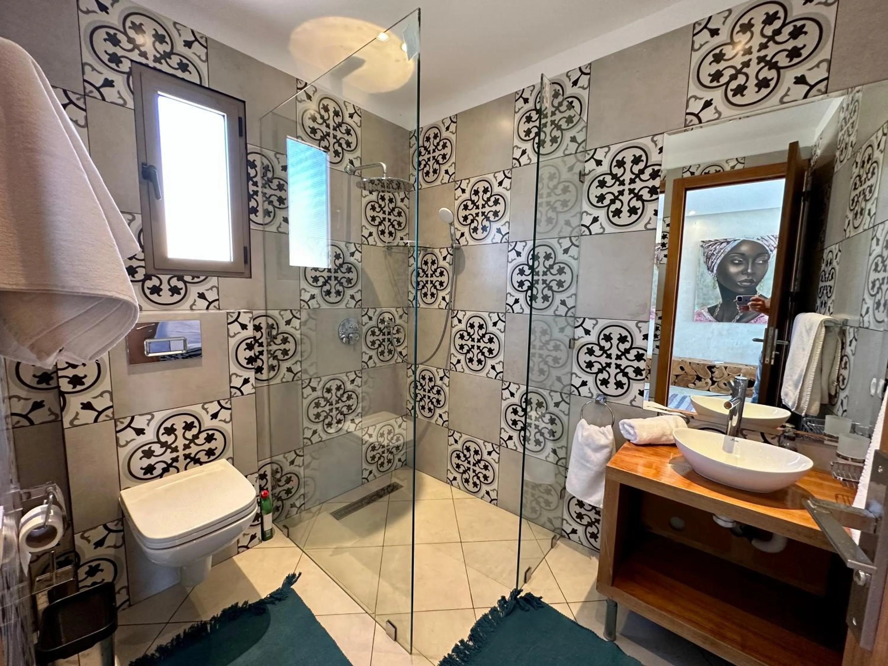 Bathroom in Quelque part au barrage