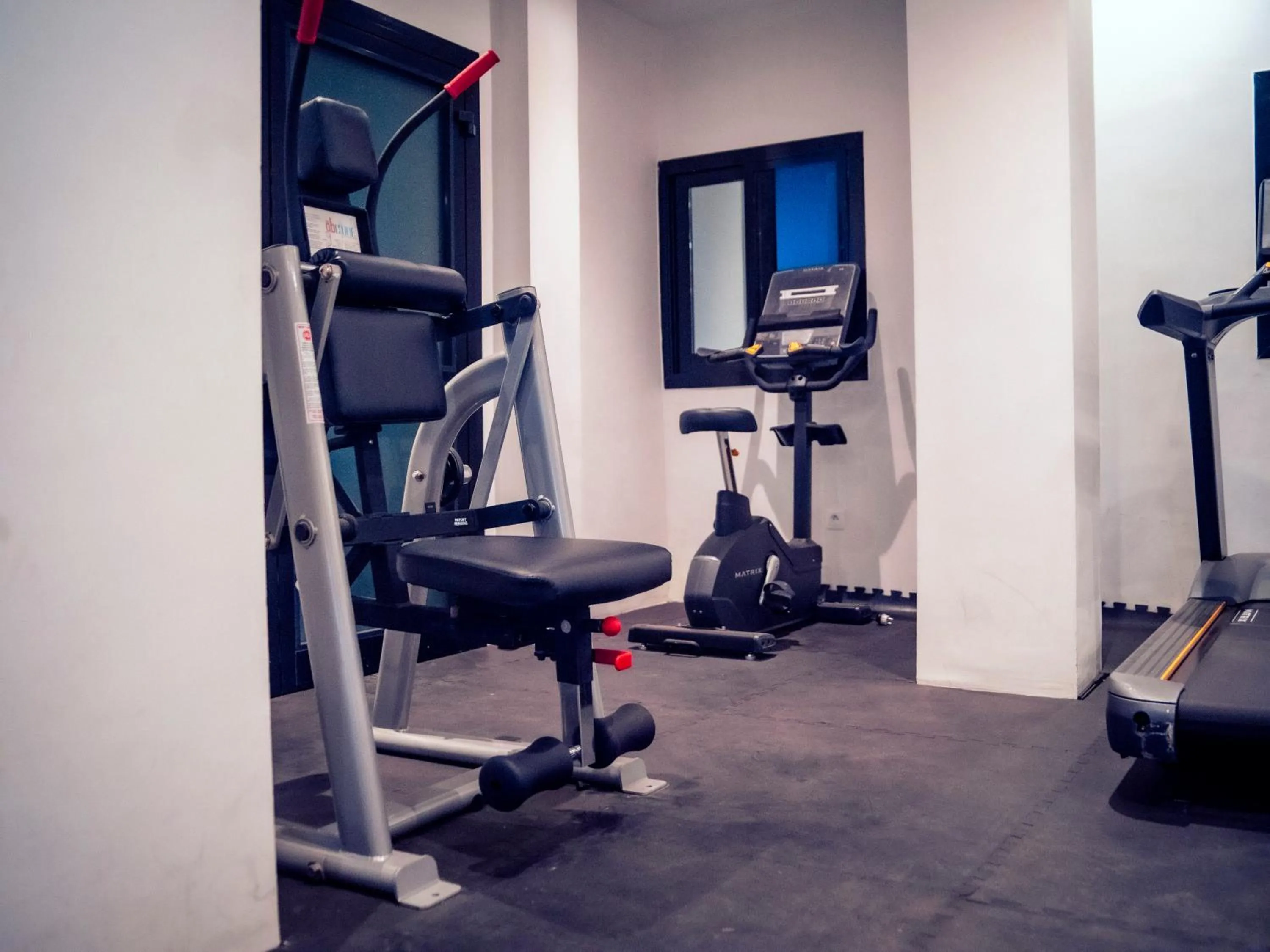 Fitness centre/facilities in Geneva Hotel