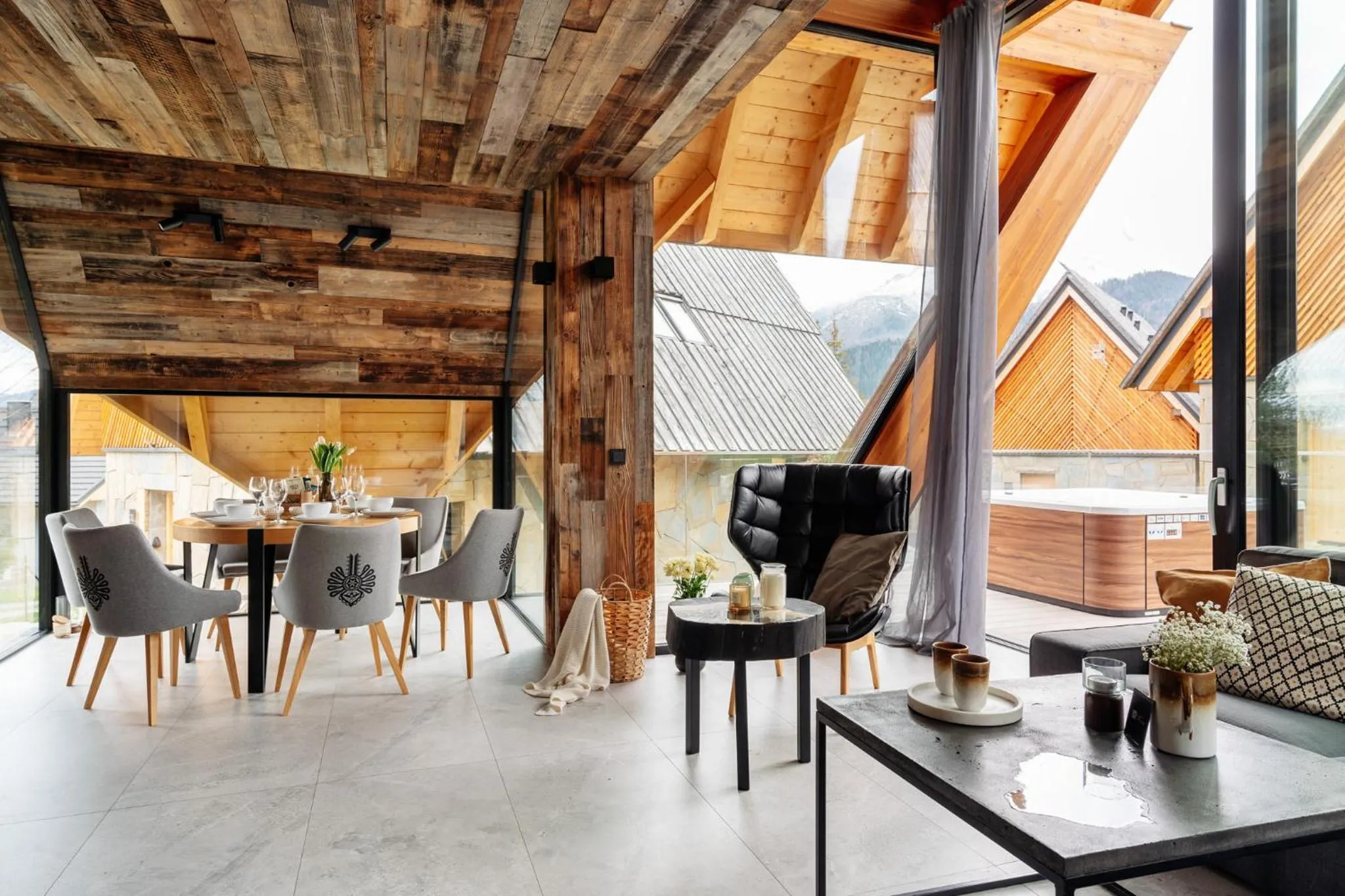 Living room in Landscape Zakopane - LoftAffair