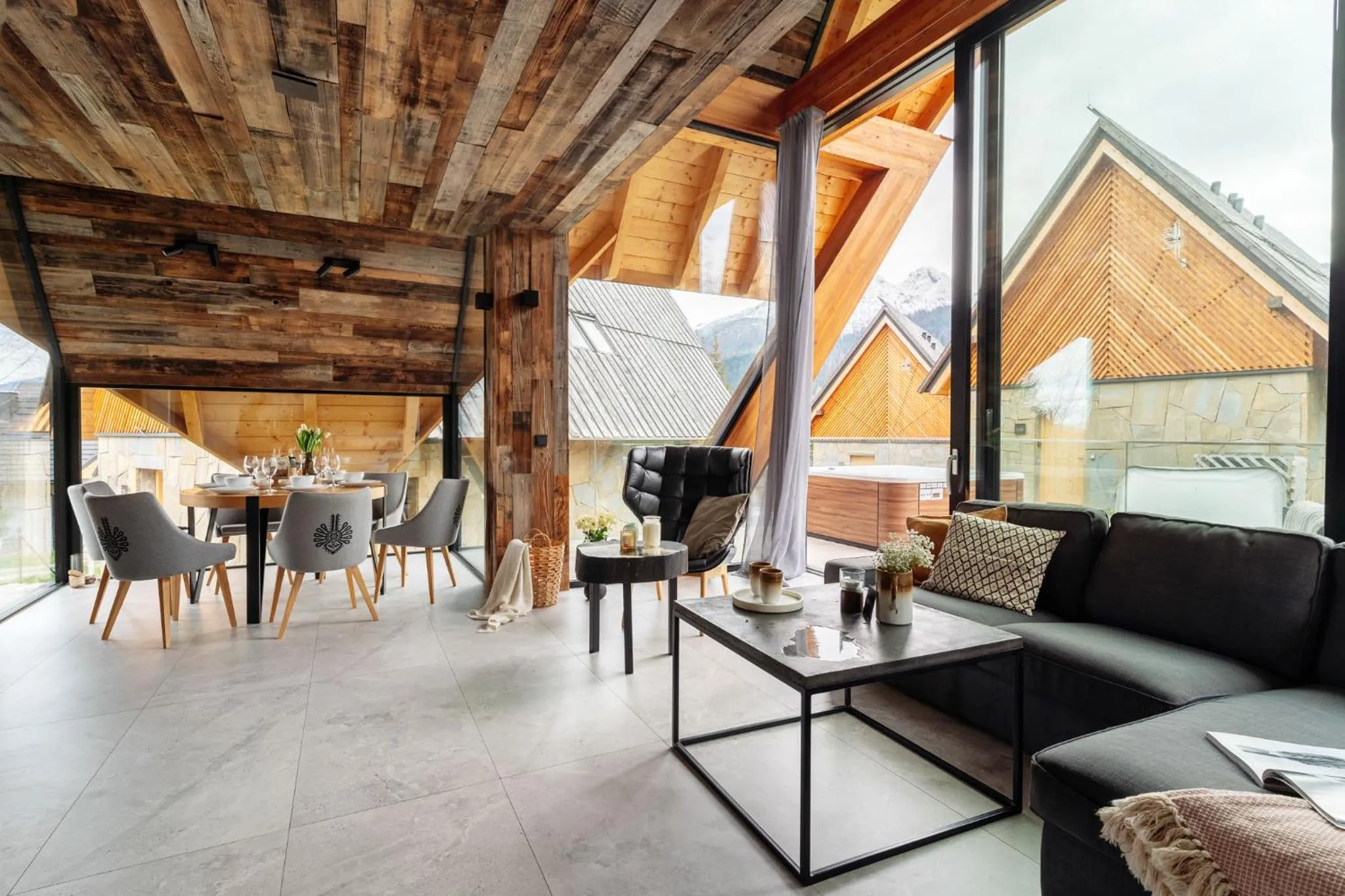 Living room in Landscape Zakopane - LoftAffair