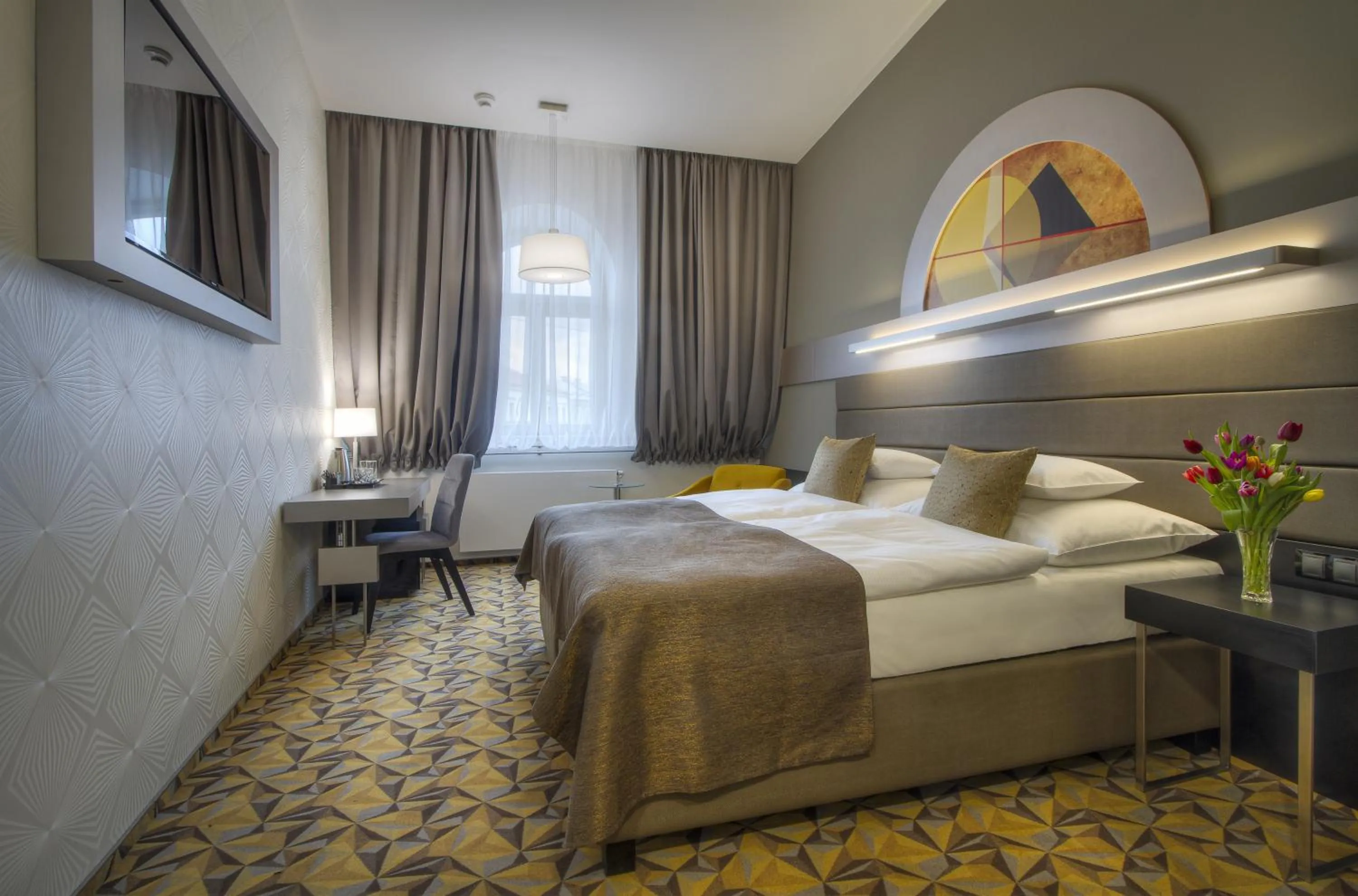 Bed in Hotel Essence