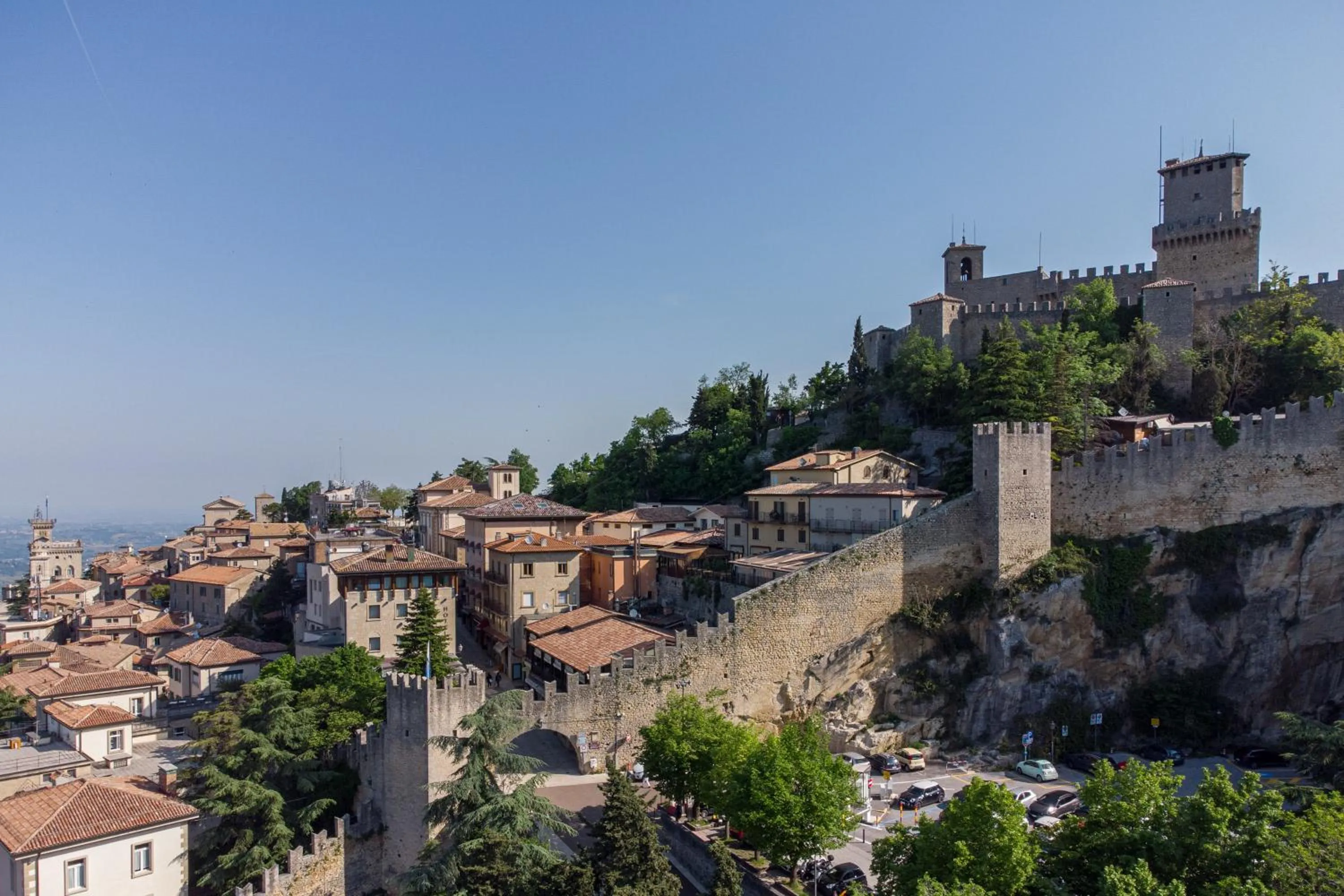 Bird's eye view in Hotel Cesare