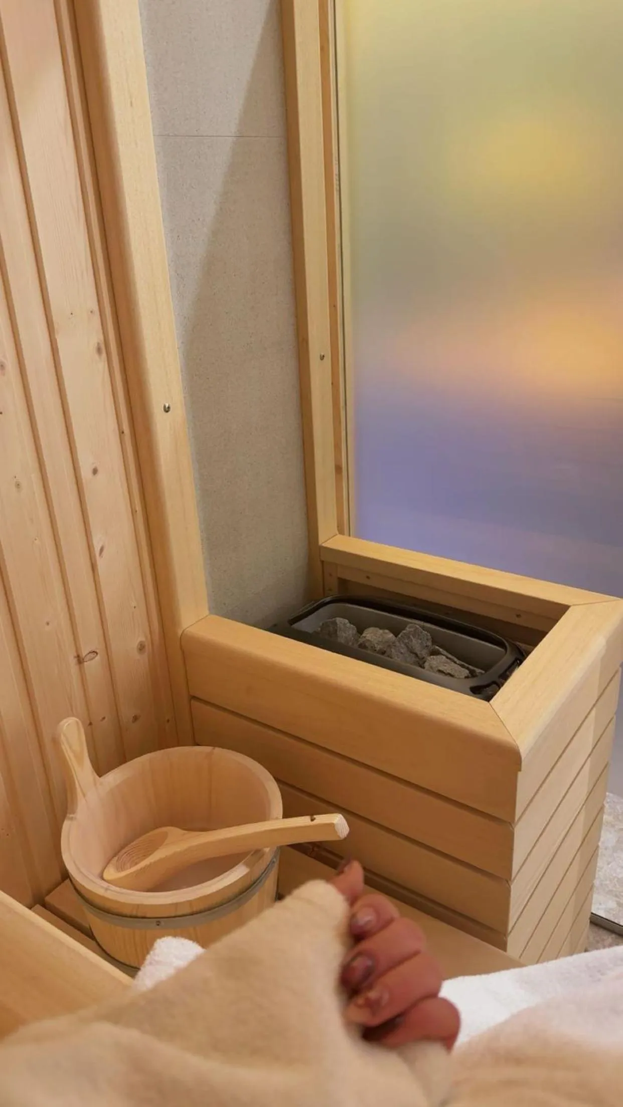 Sauna in Hotel Joli