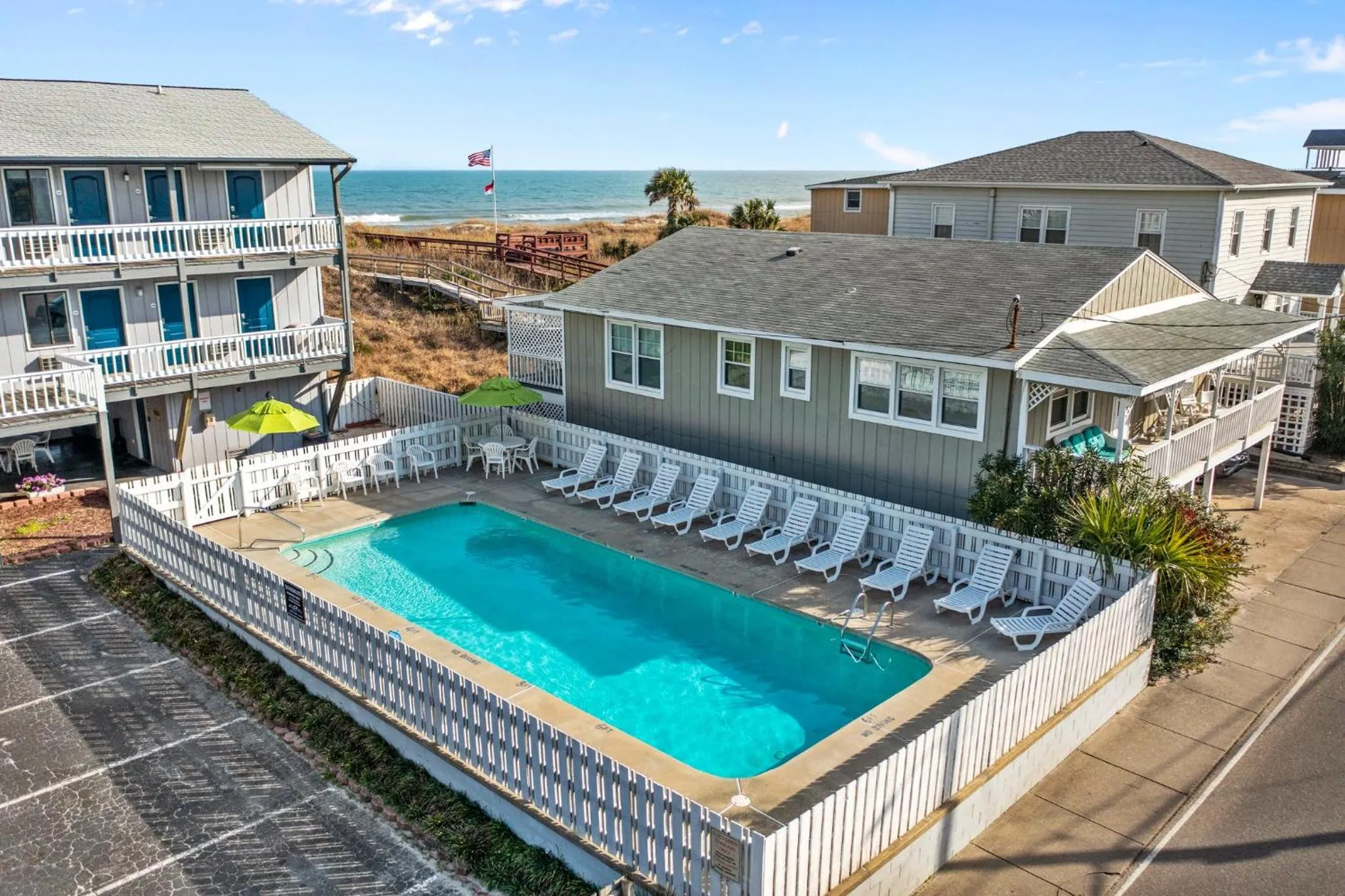 Swimming pool in The Beach House