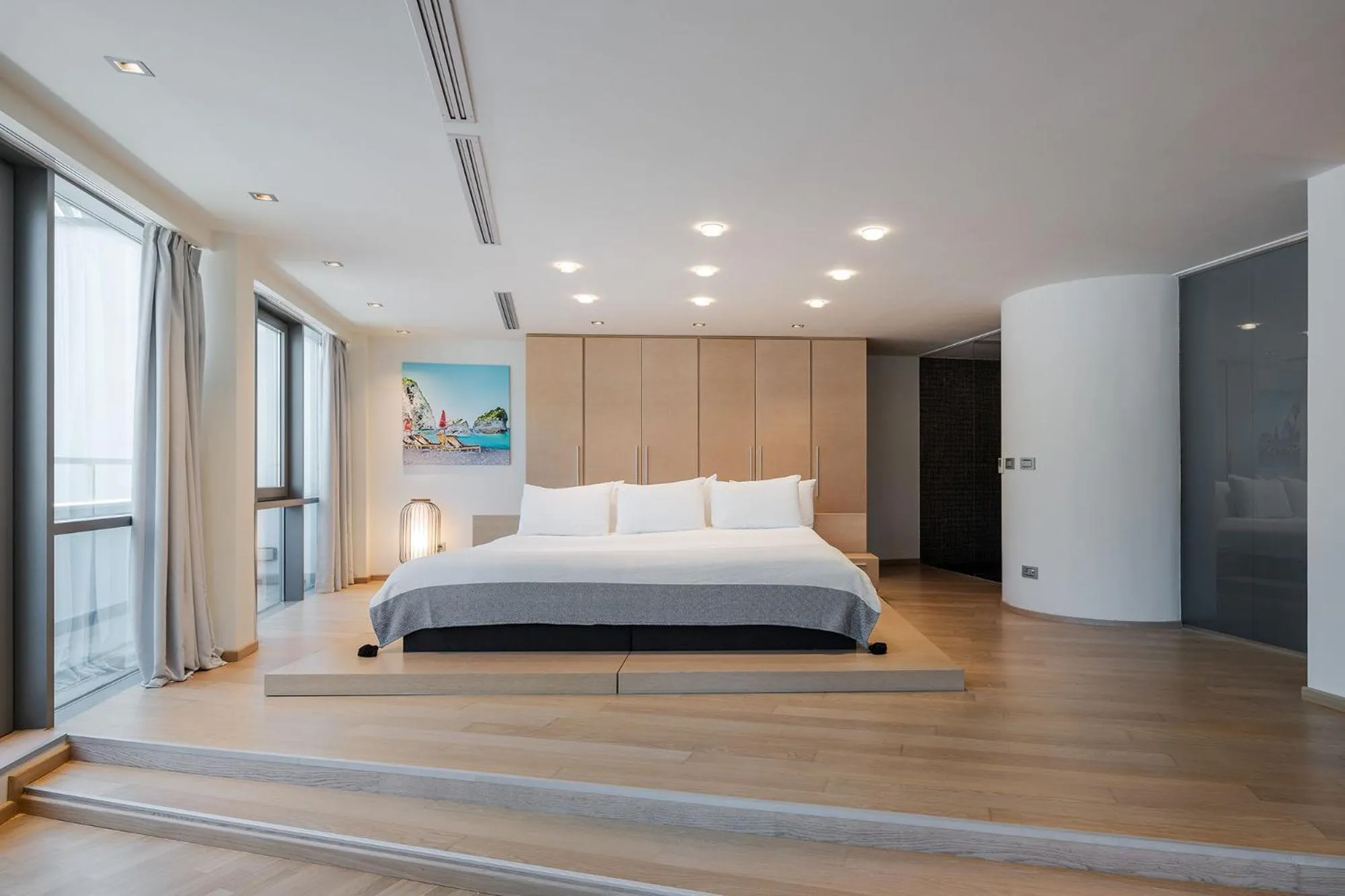 Bed in Eurostars Queen of Montenegro