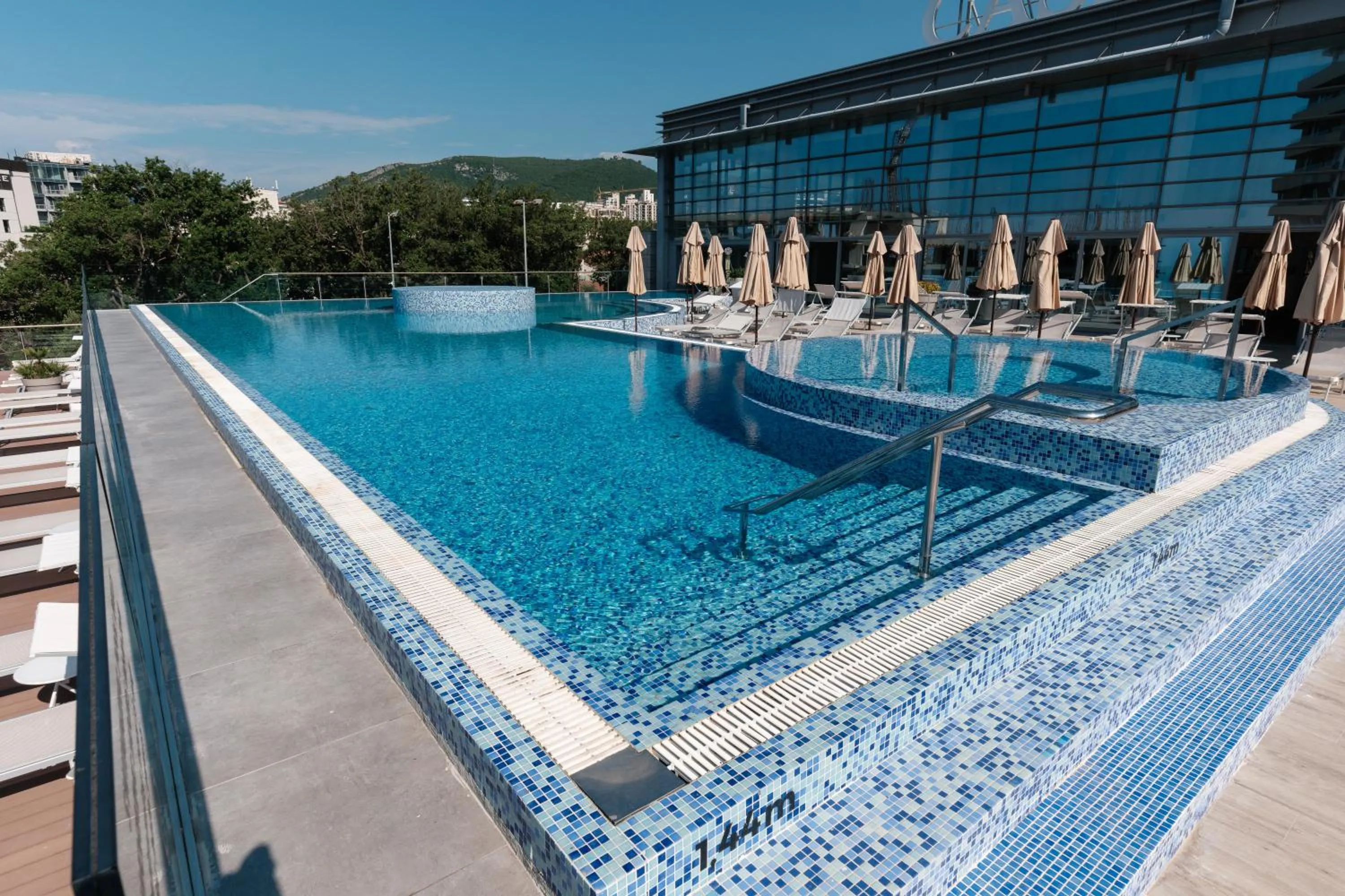 Swimming pool in Eurostars Queen of Montenegro