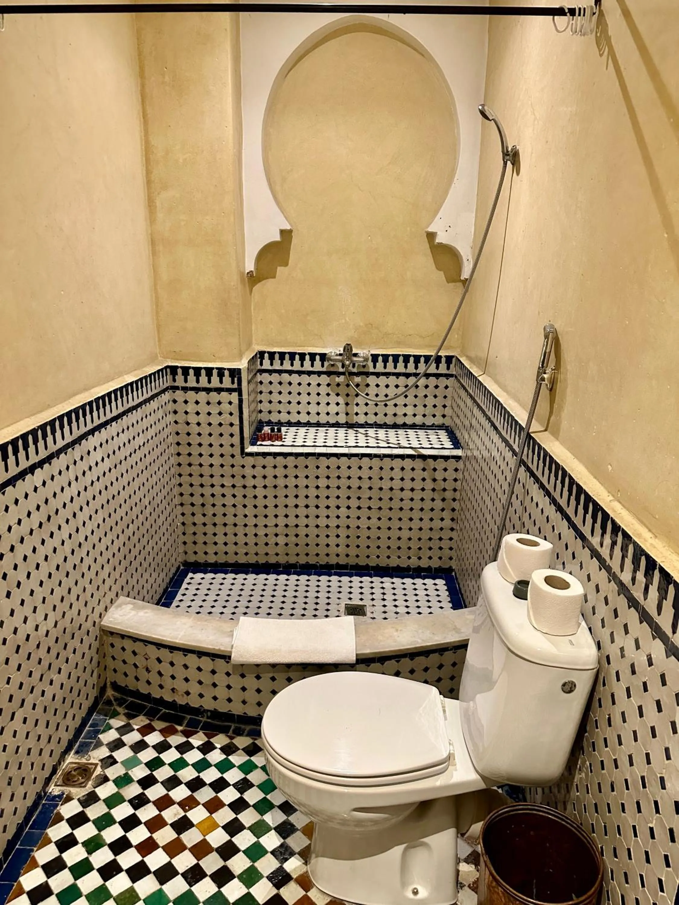 Shower in Riad Damia Suite & Spa