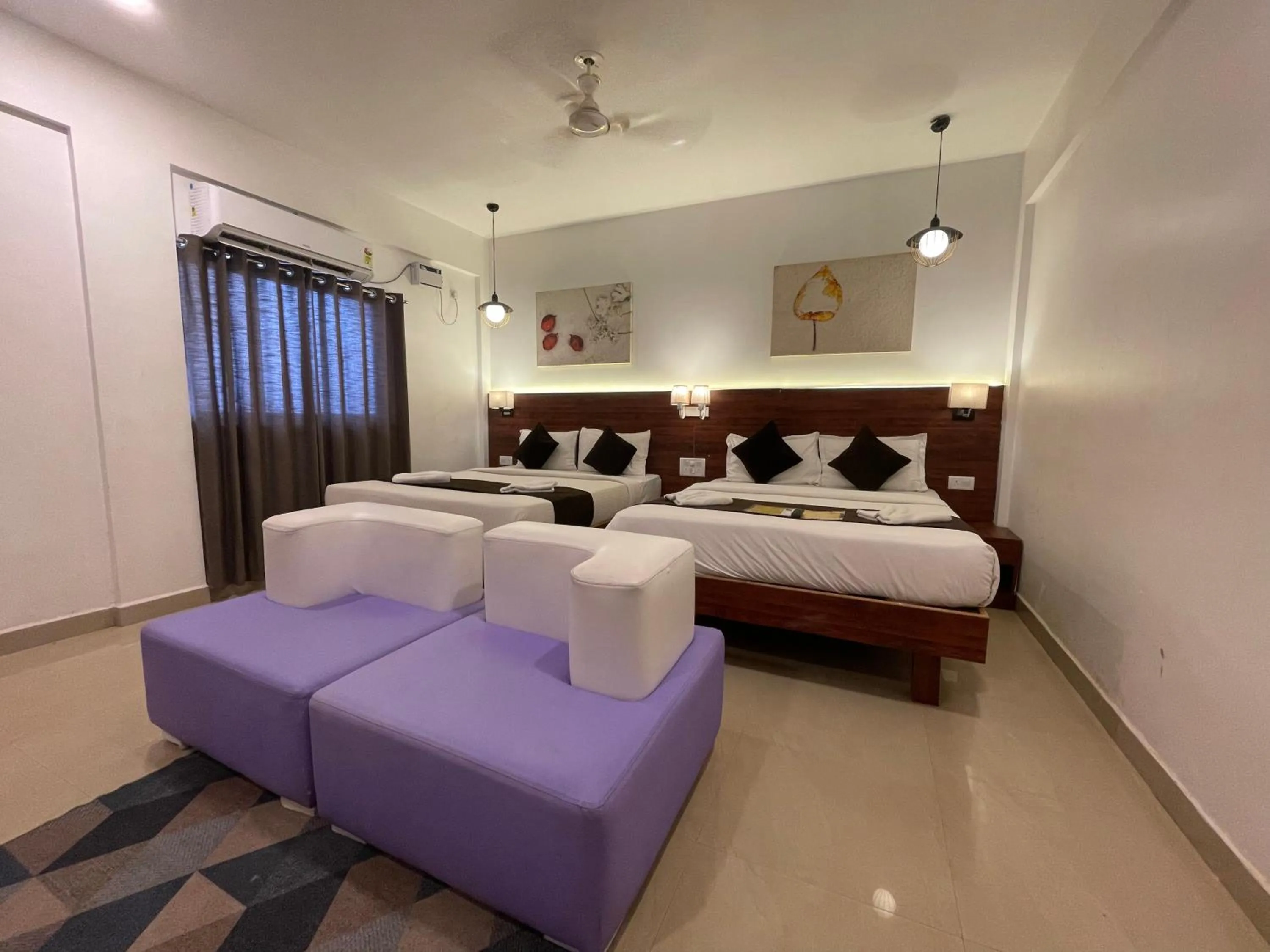 Bed in Yellow Sky By Rj14, Baga Beach