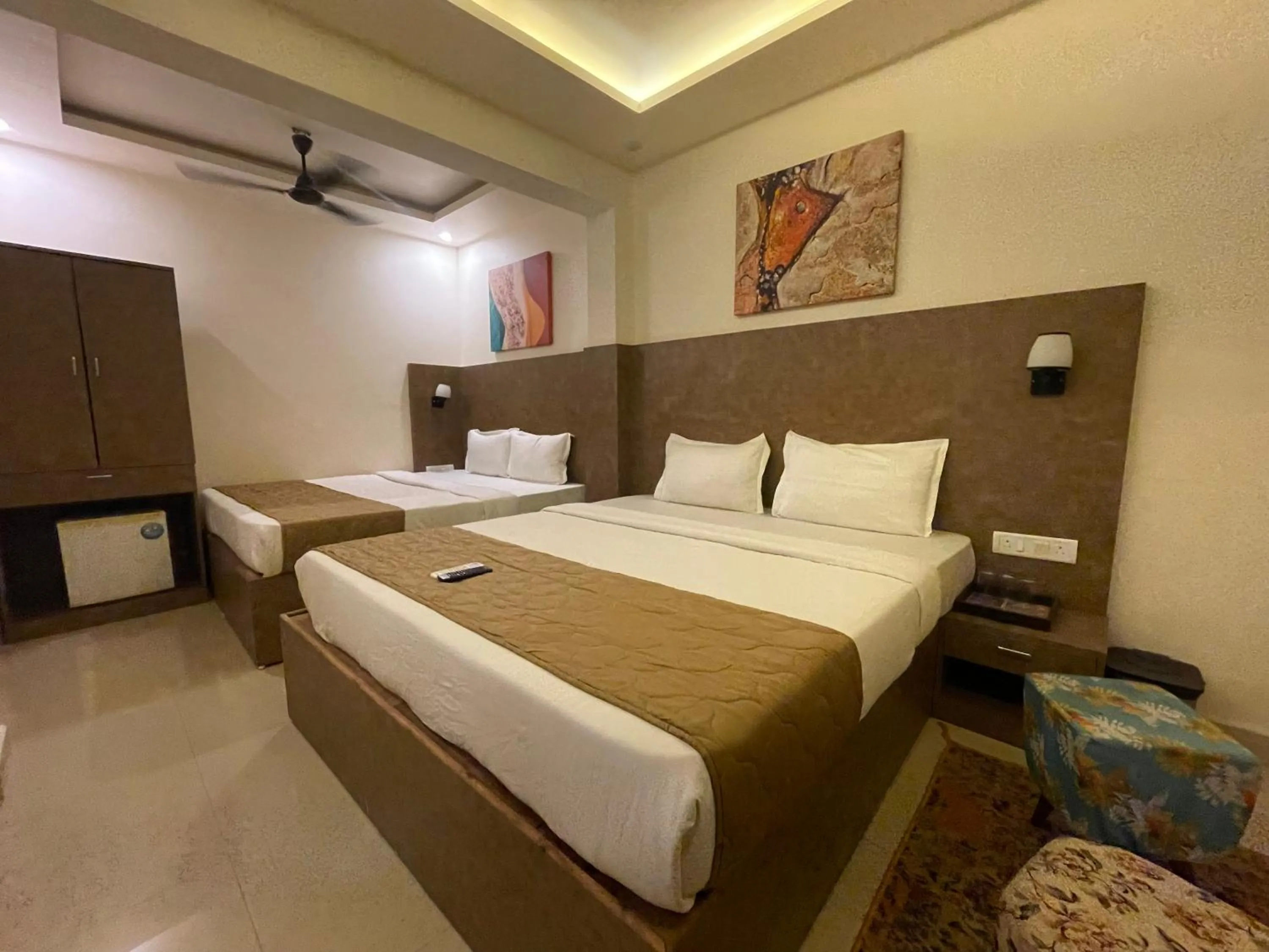 Bed in Yellow Sky By Rj14, Baga Beach