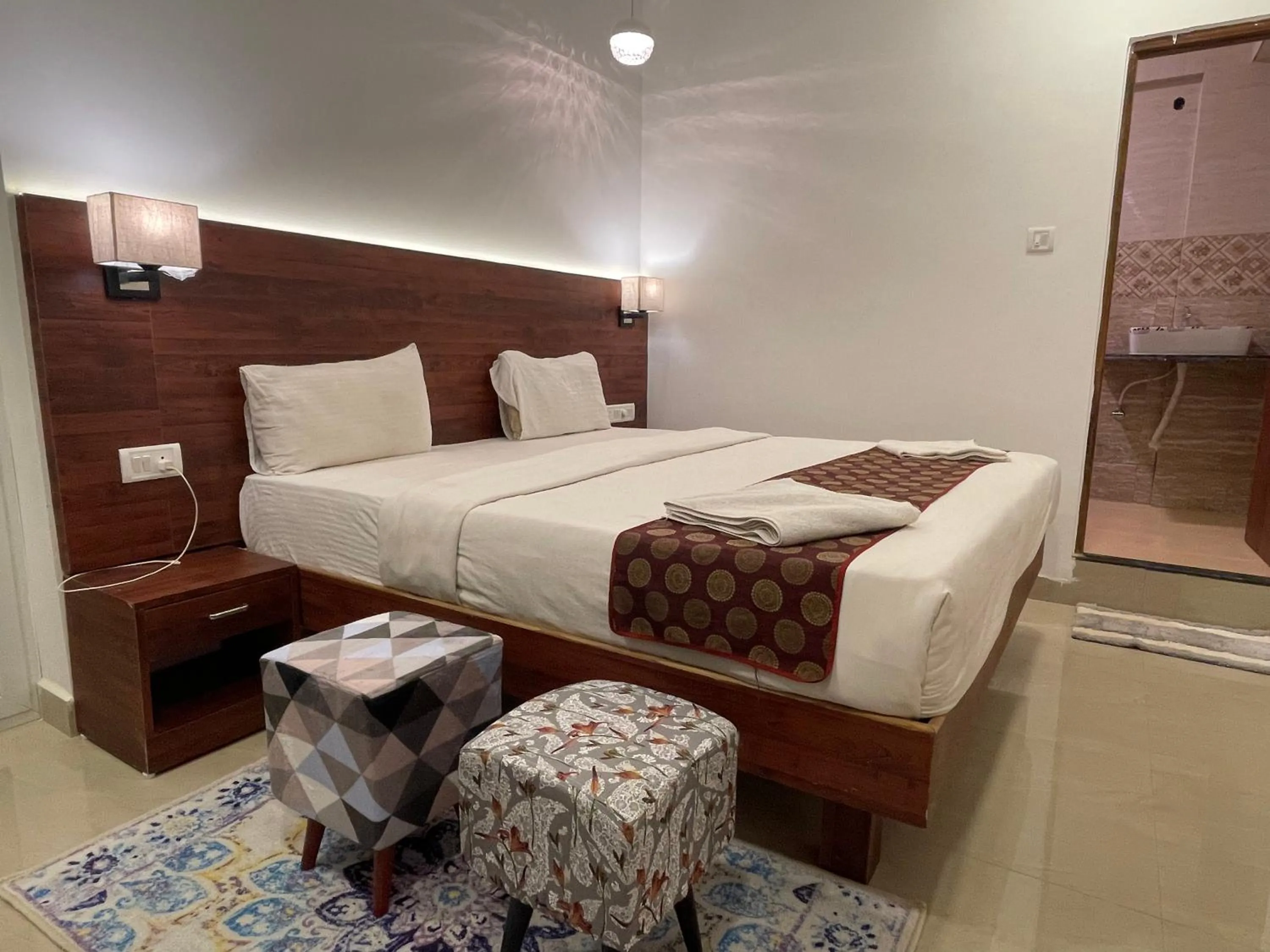 Bed in Yellow Sky By Rj14, Baga Beach