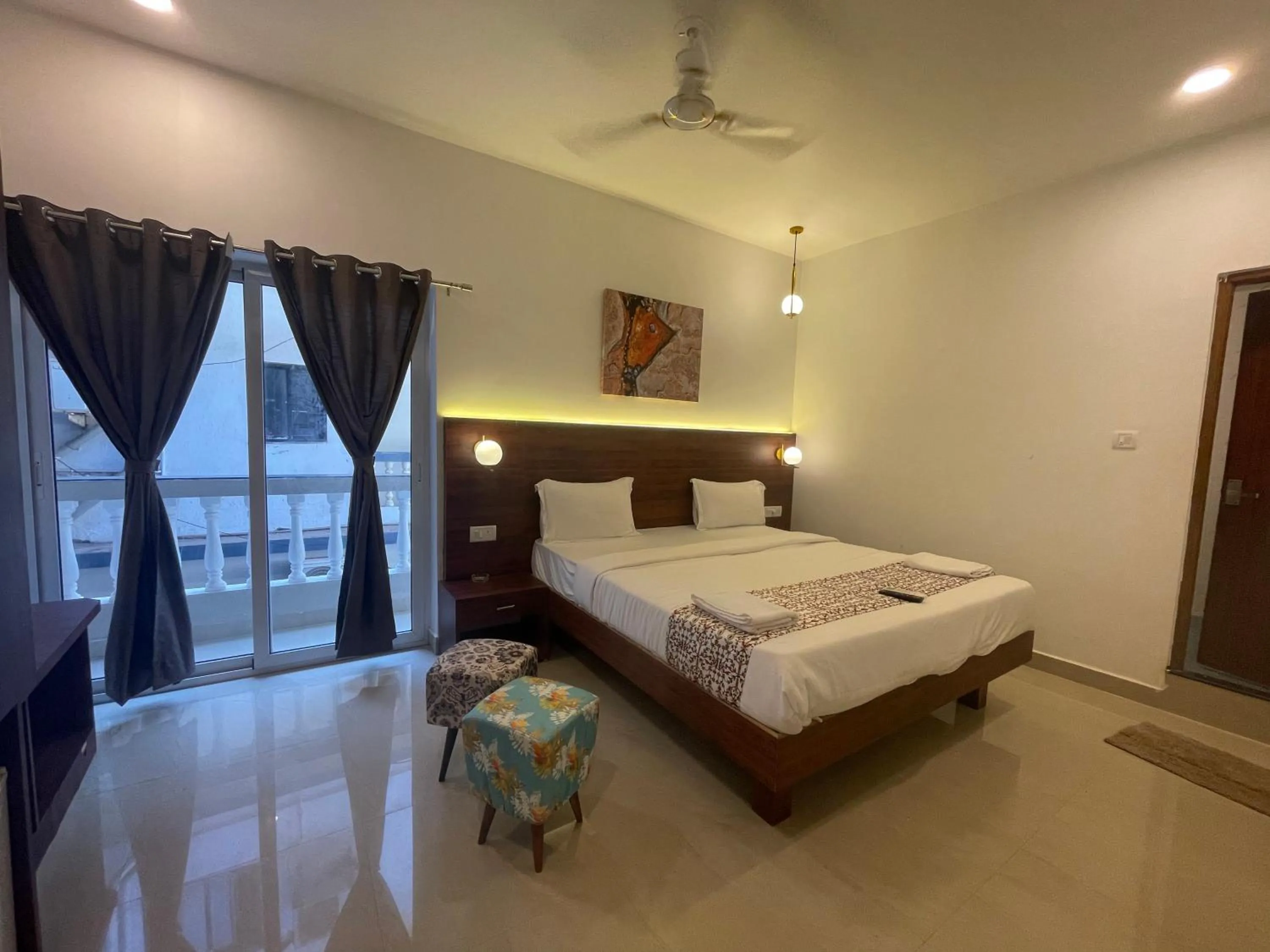 Bed in Yellow Sky By Rj14, Baga Beach