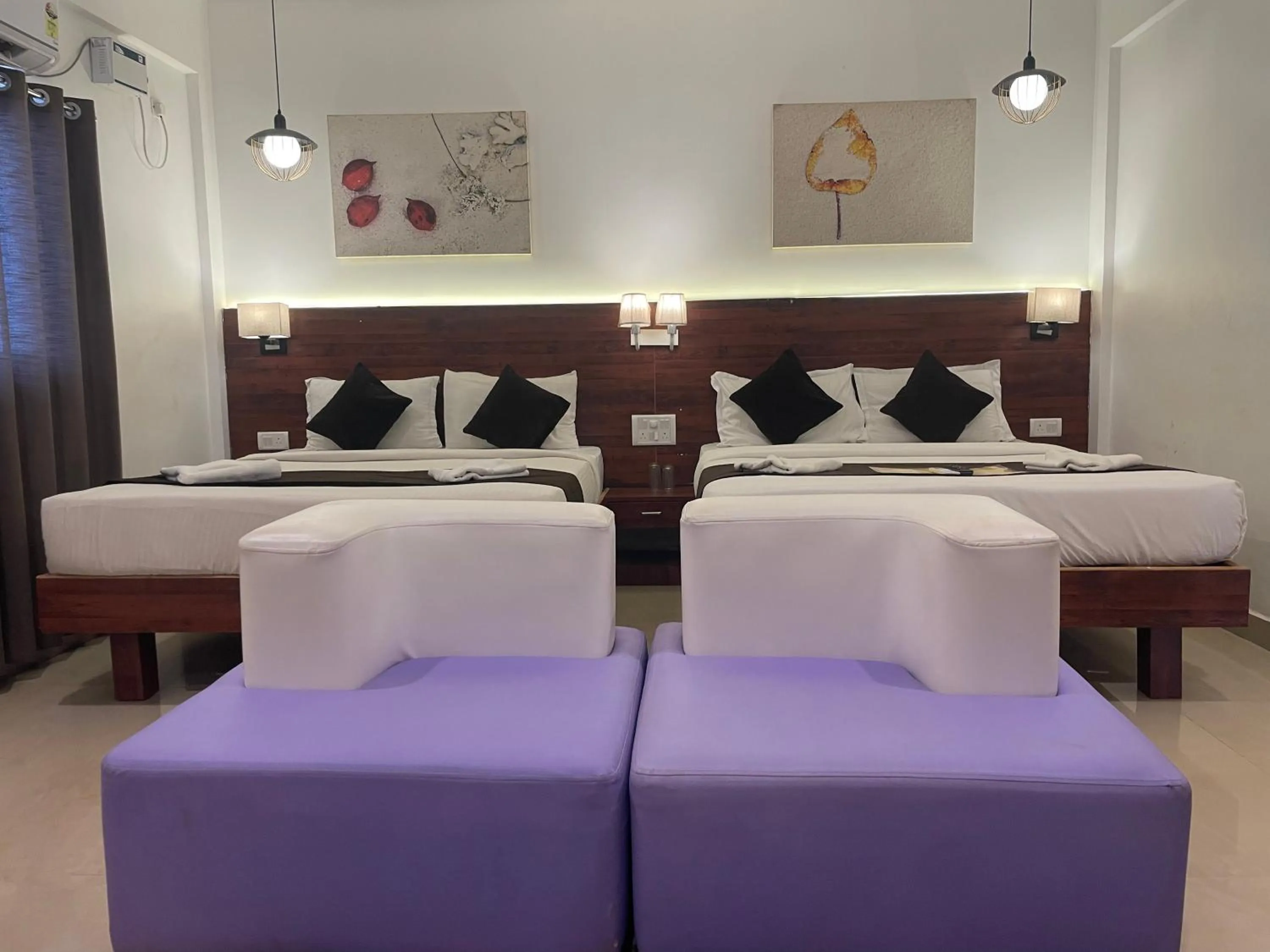 Bed in Yellow Sky By Rj14, Baga Beach