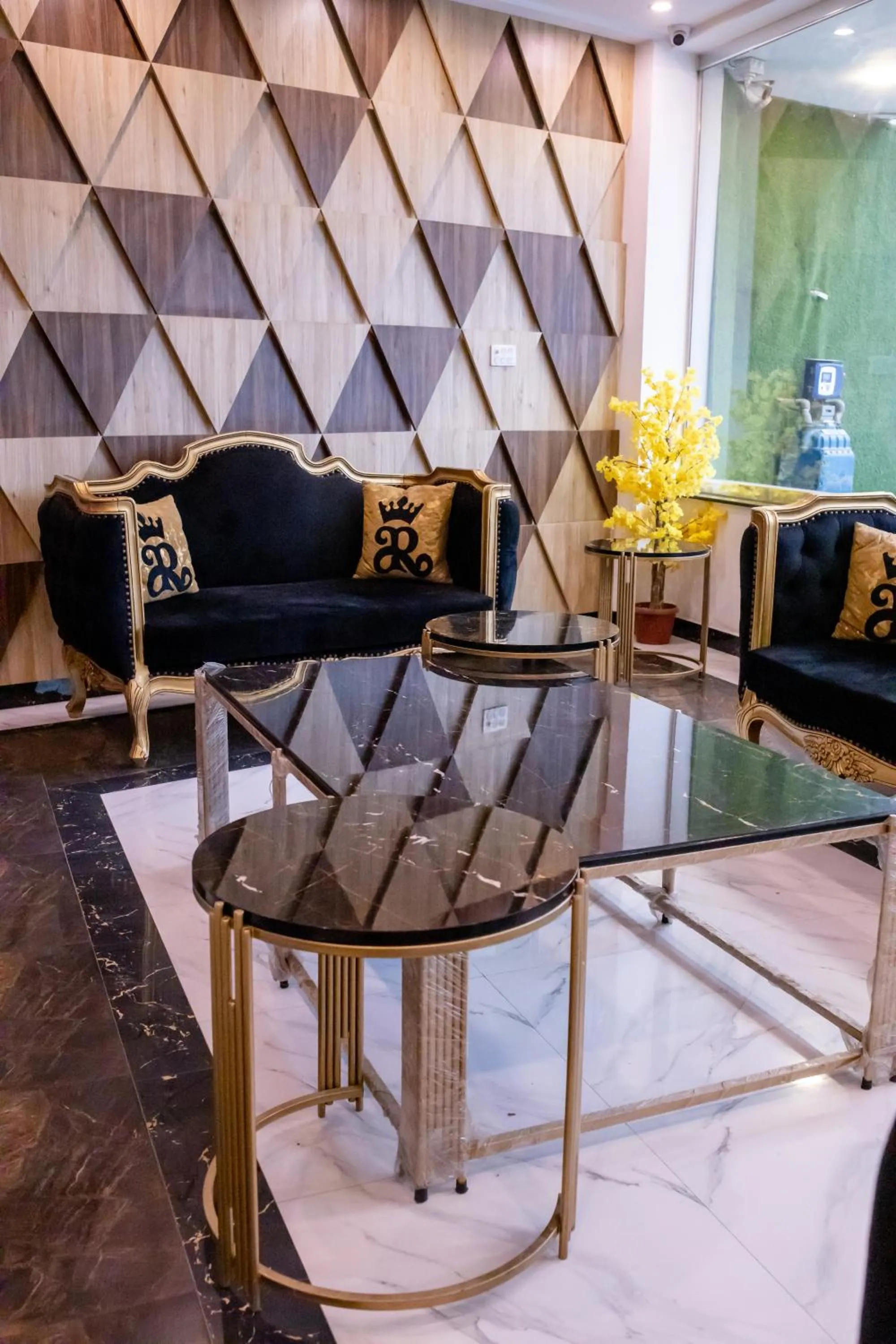 Seating area in Regal Residency