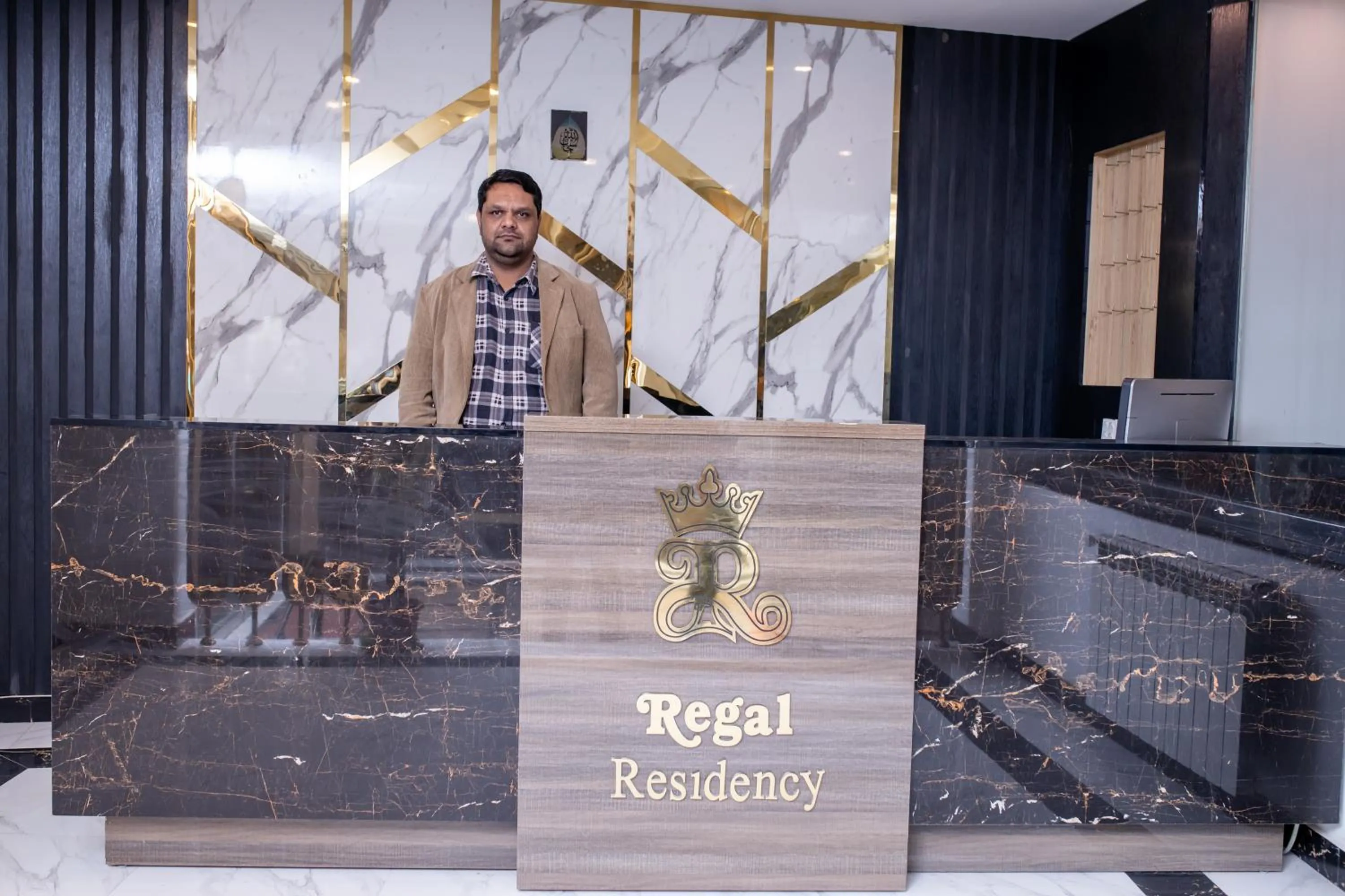 Lobby or reception in Regal Residency