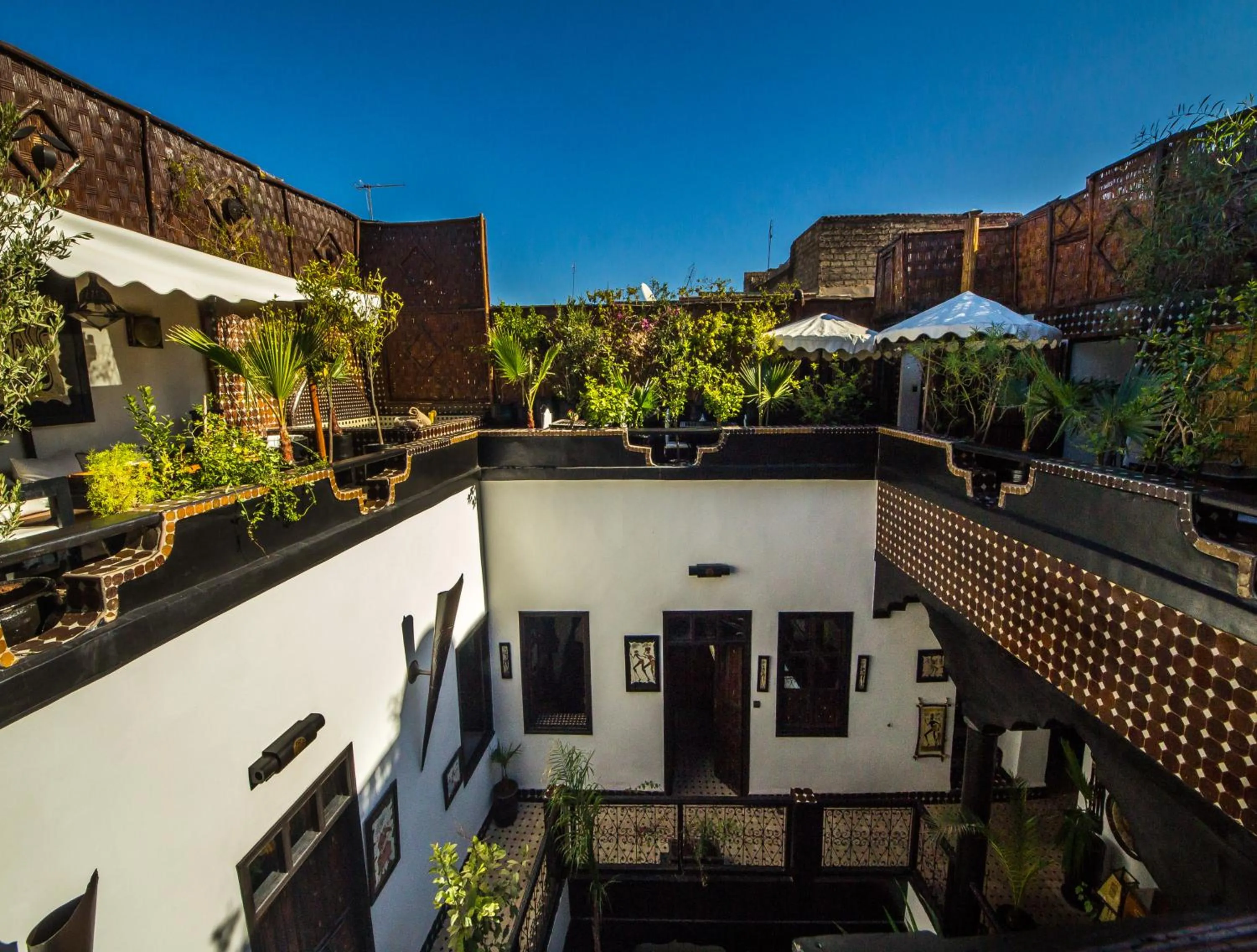 Inner courtyard view in Dar Najat