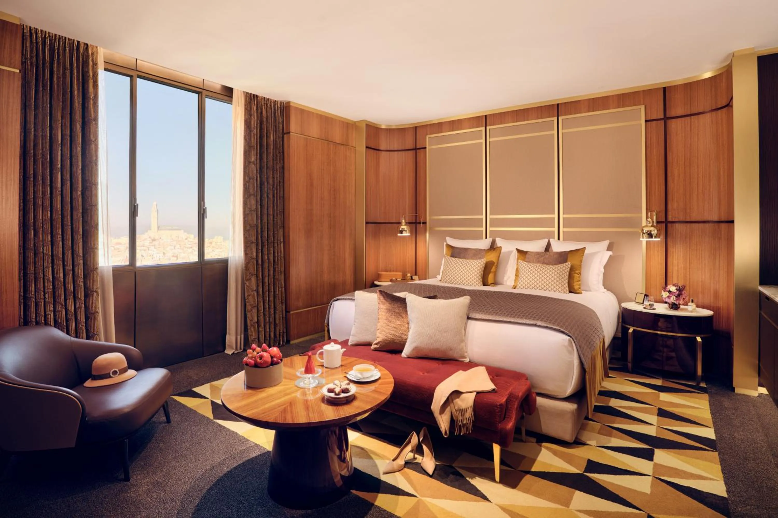 Bedroom, Bed in Royal Mansour Casablanca