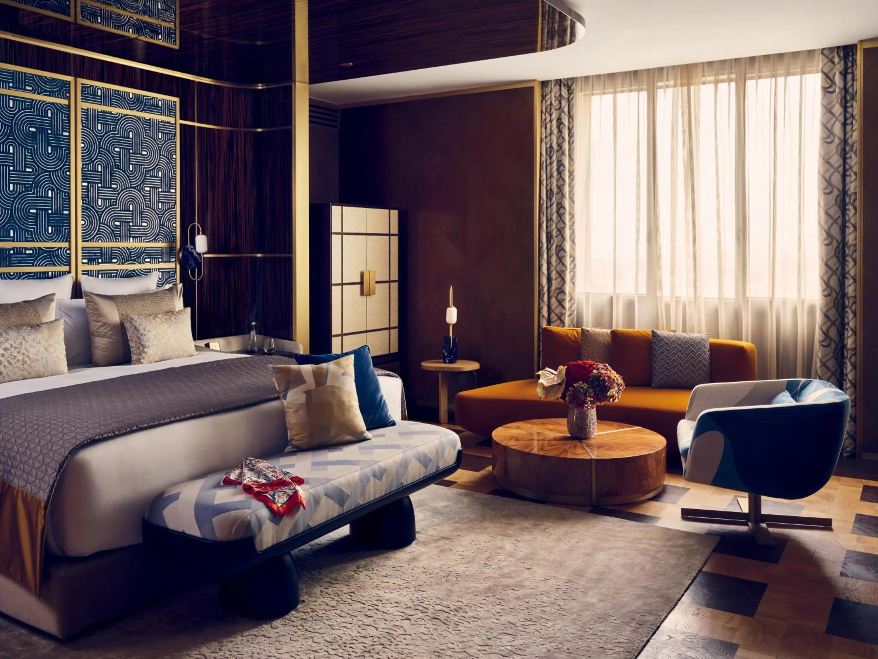 Bedroom in Royal Mansour Casablanca