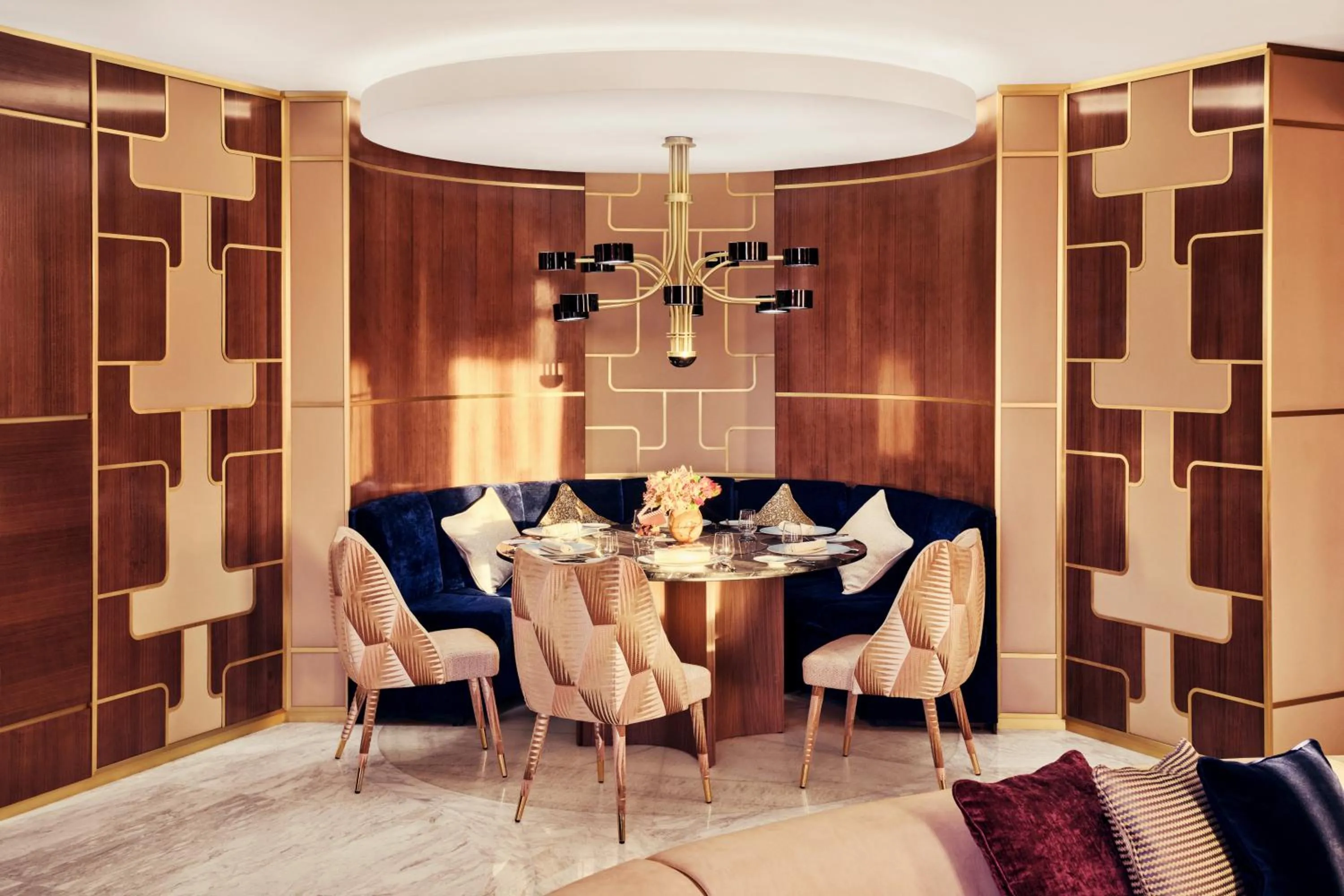 Dining area in Royal Mansour Casablanca