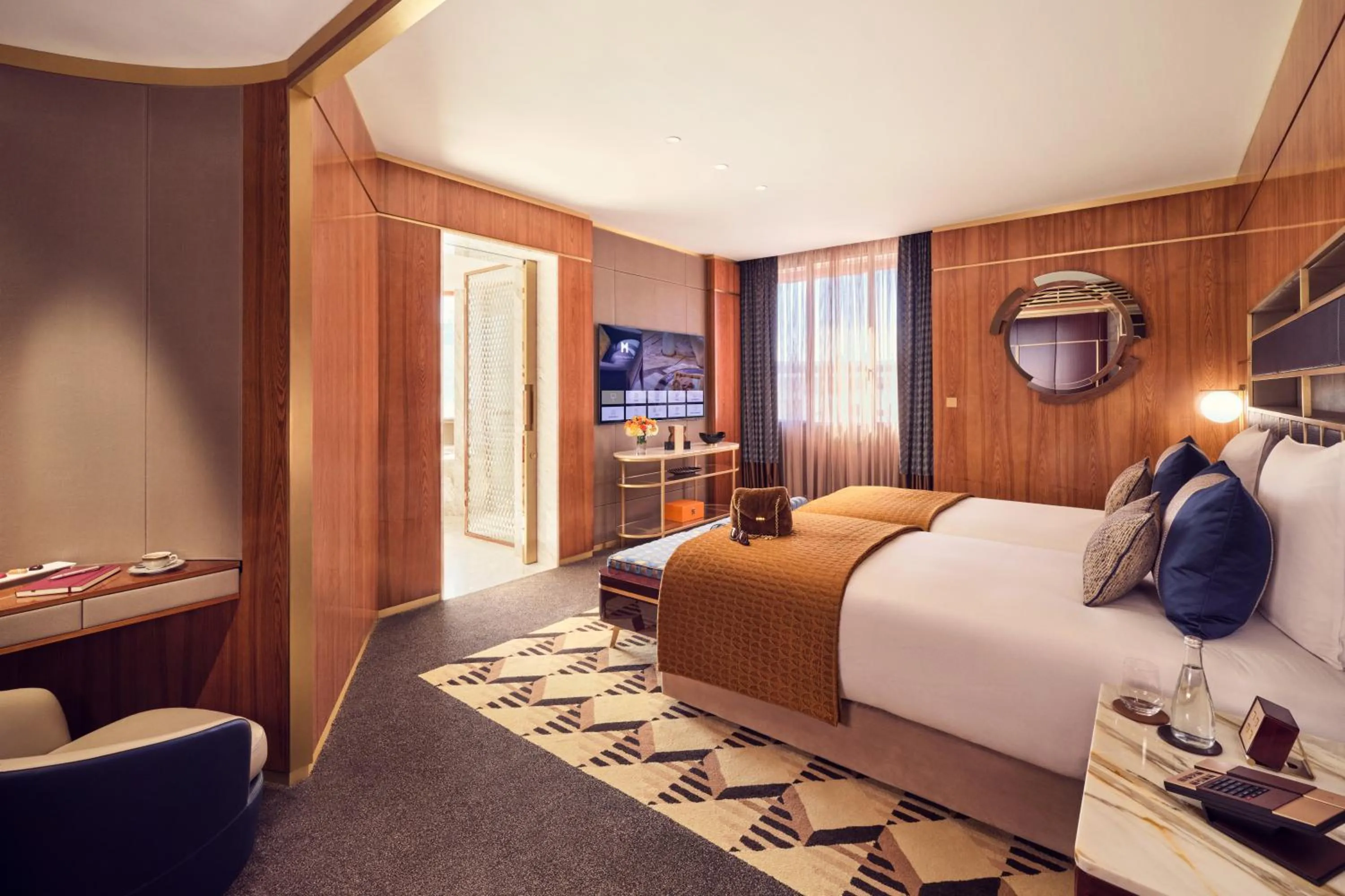 Bedroom, Bed in Royal Mansour Casablanca