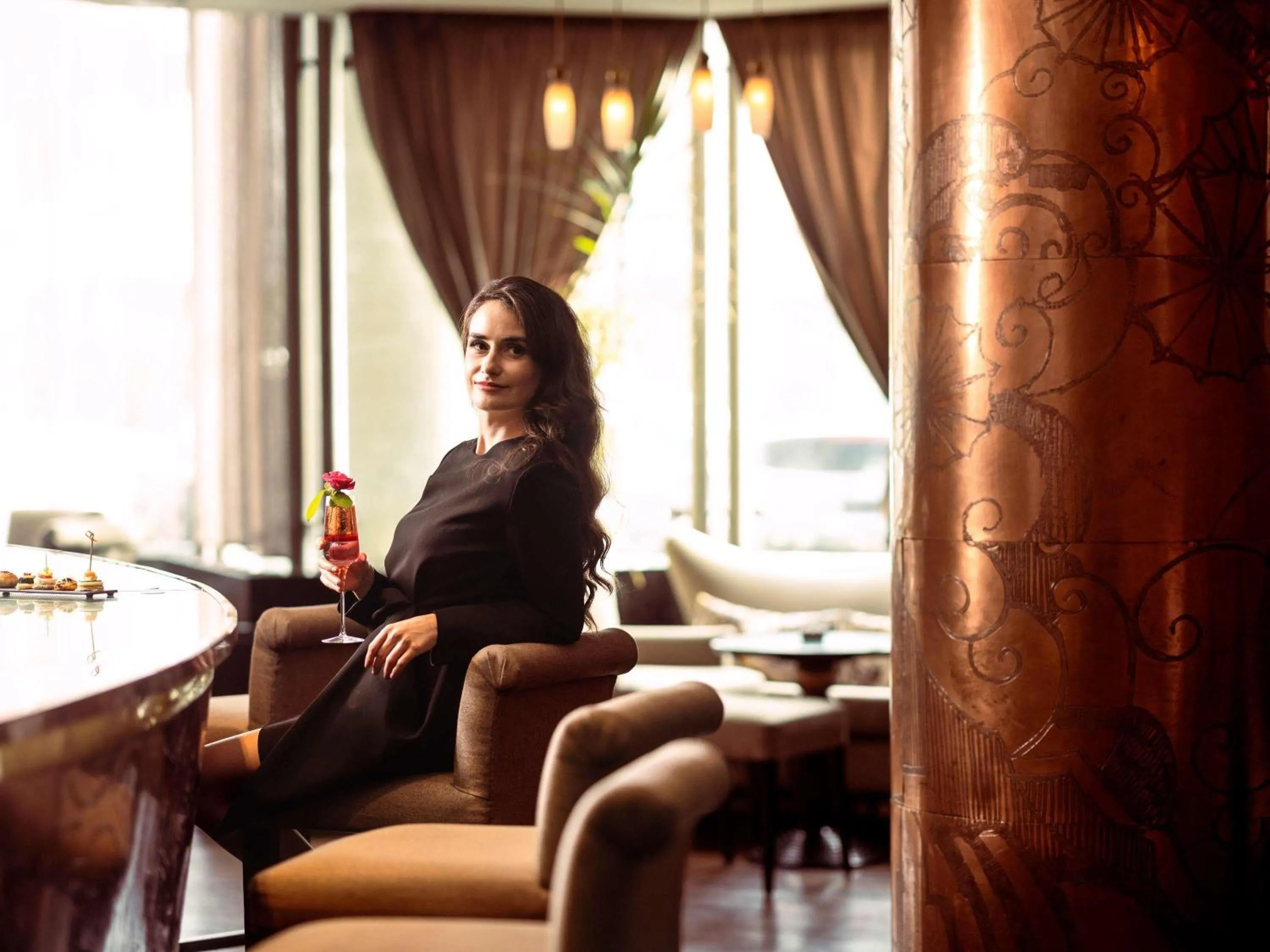 Lounge or bar in Le Diwan Hotel Rabat - MGallery Collection