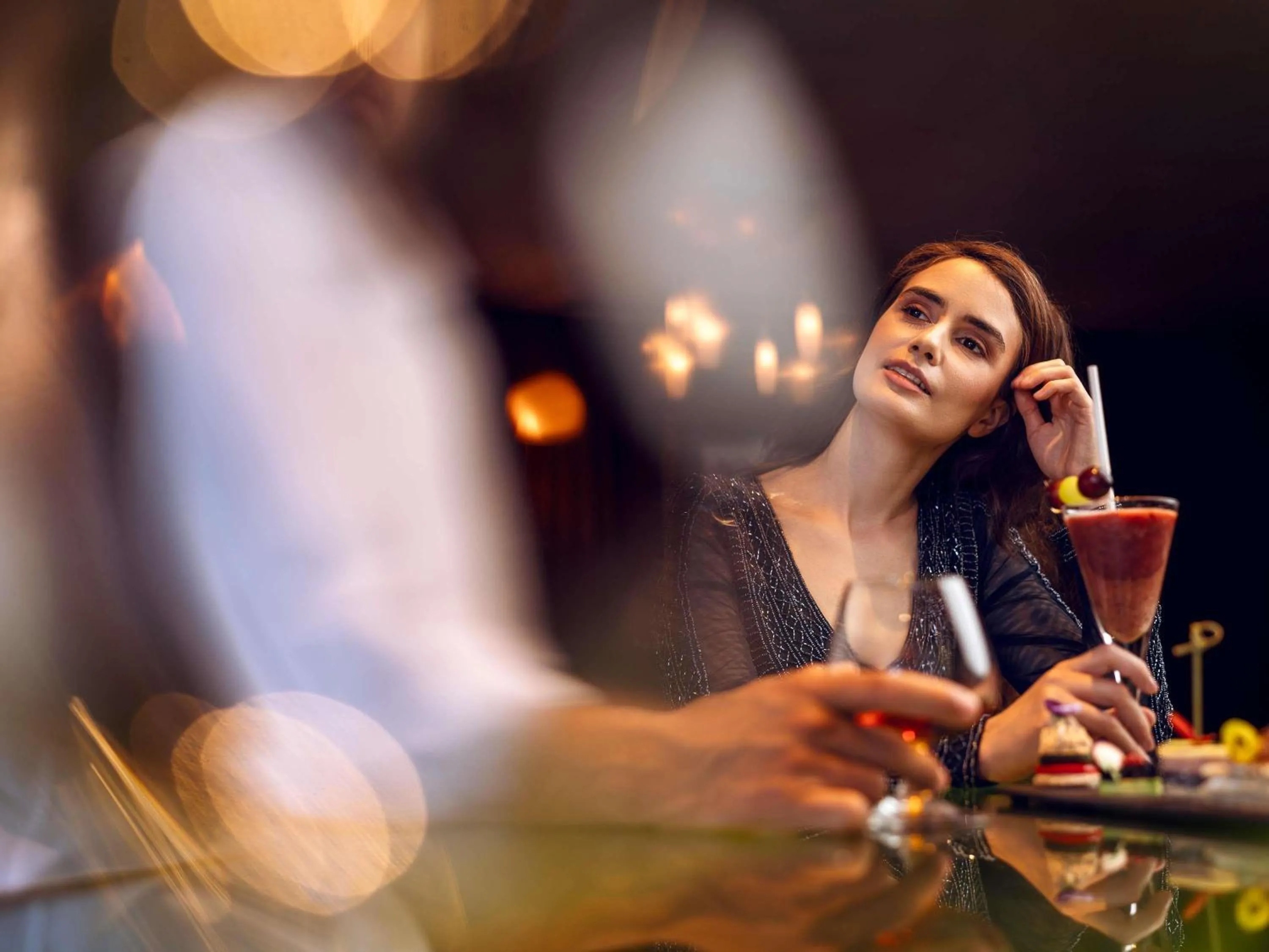 Lounge or bar in Le Diwan Hotel Rabat - MGallery Collection