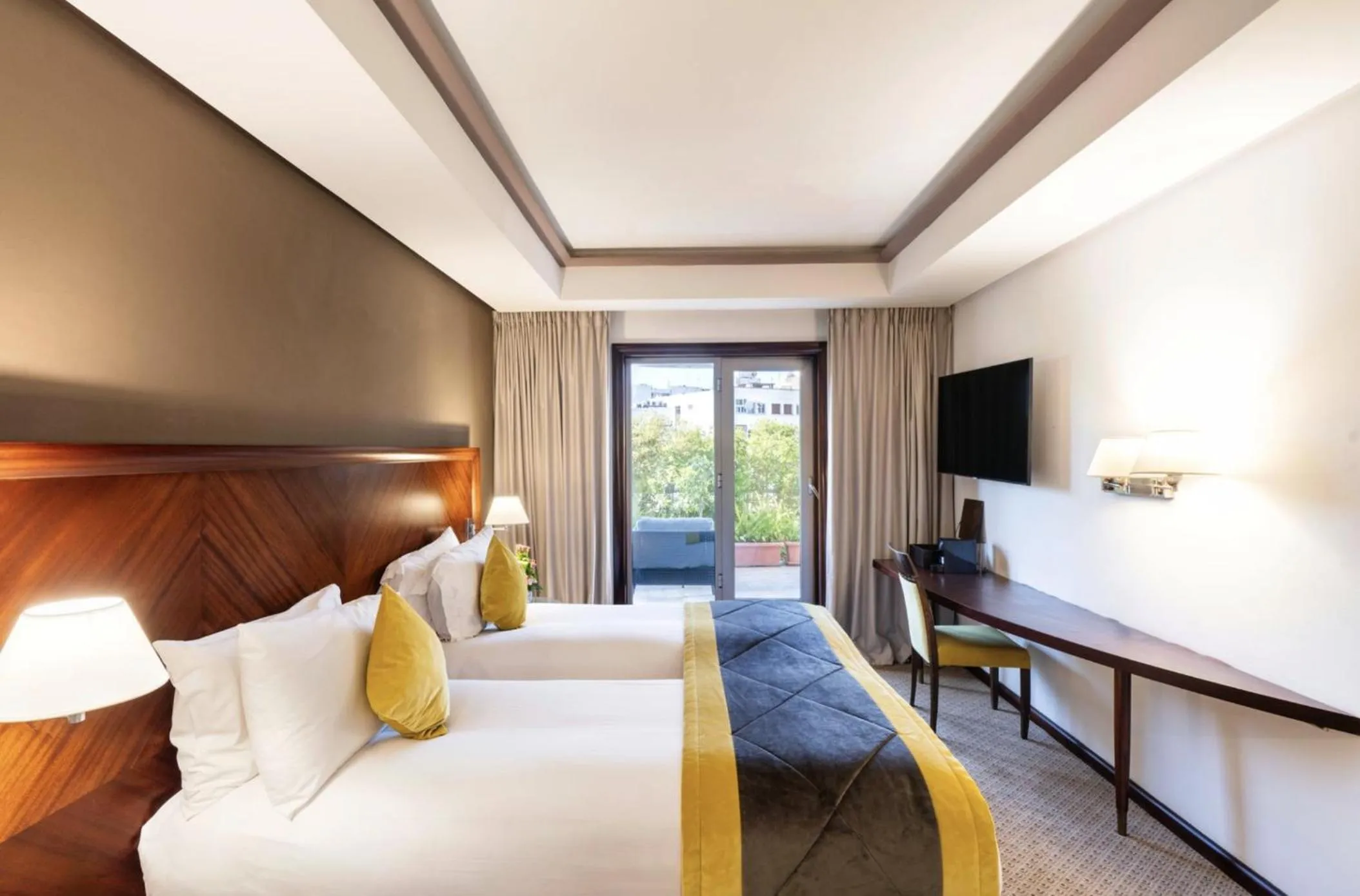 Bed in Le Diwan Hotel Rabat - MGallery Collection