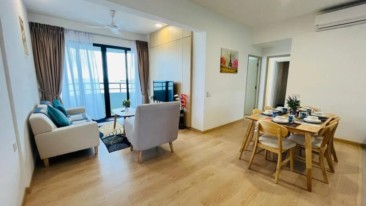 Seating area in Mutiara Melaka Beach Paradise by Glex