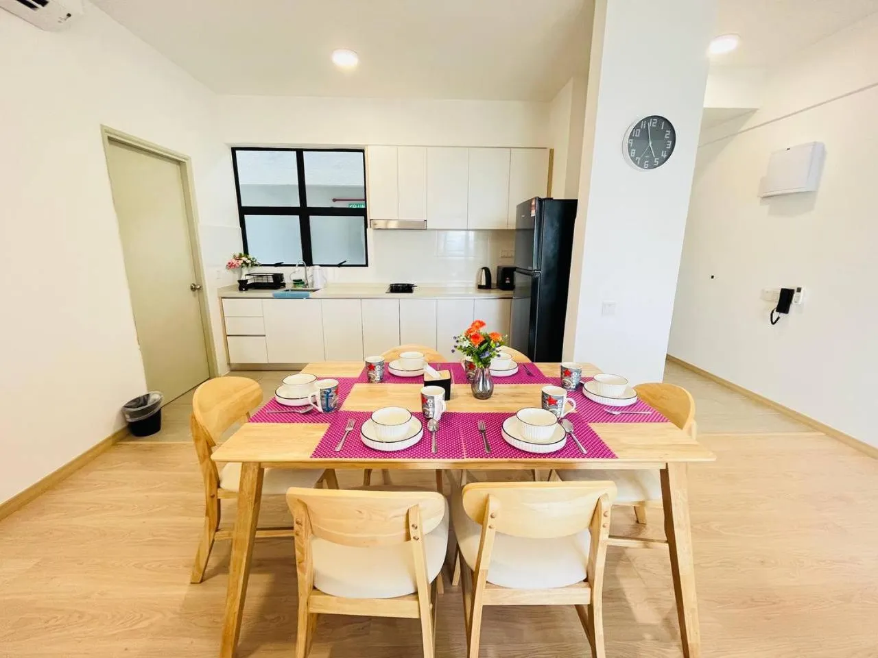 Dining area in Mutiara Melaka Beach Paradise by Glex