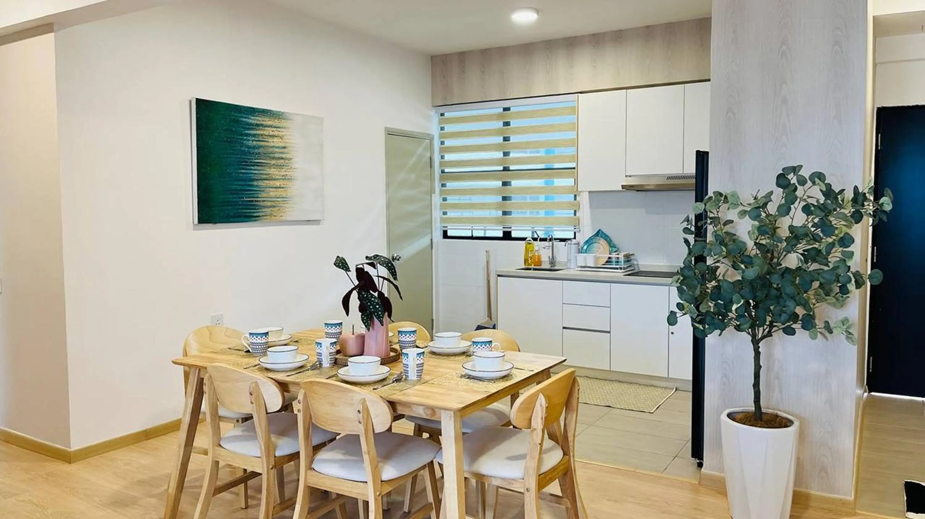 Dining area in Mutiara Melaka Beach Paradise by Glex