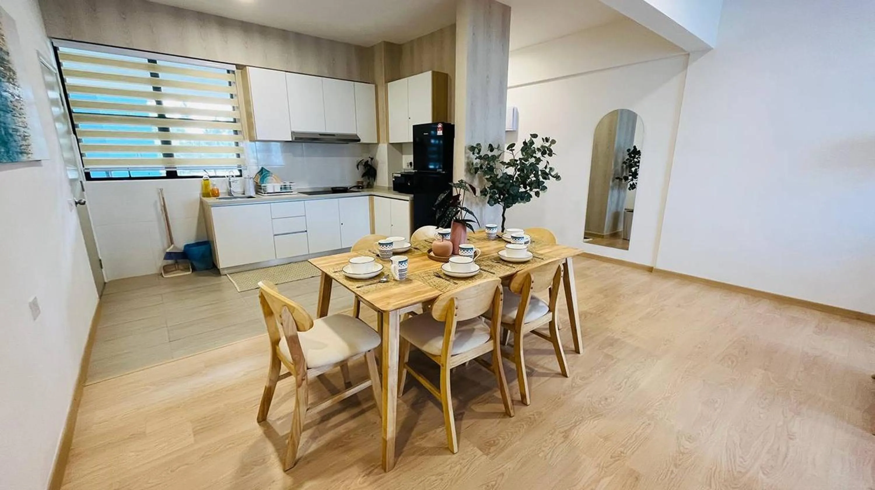 Kitchen or kitchenette in Mutiara Melaka Beach Paradise by Glex