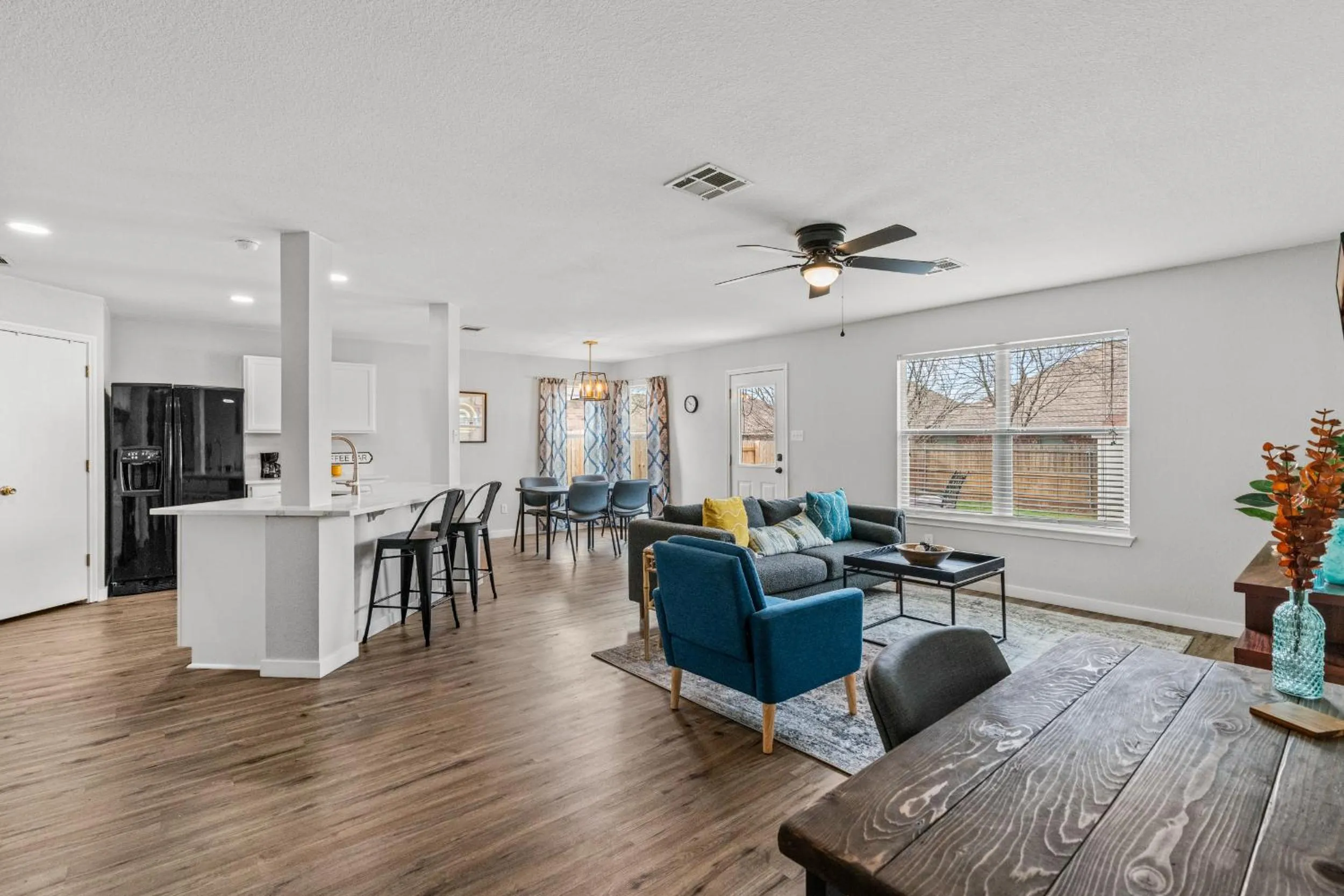 Kitchen or kitchenette in Modern, family friendly home w garage, huge yard!