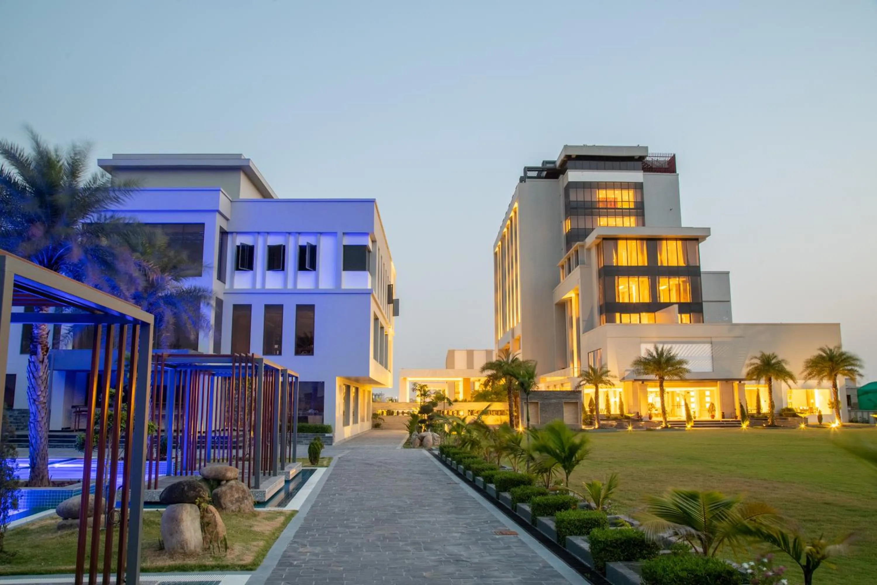 Garden view in Siddhartha Vilasa, Bhairahawa