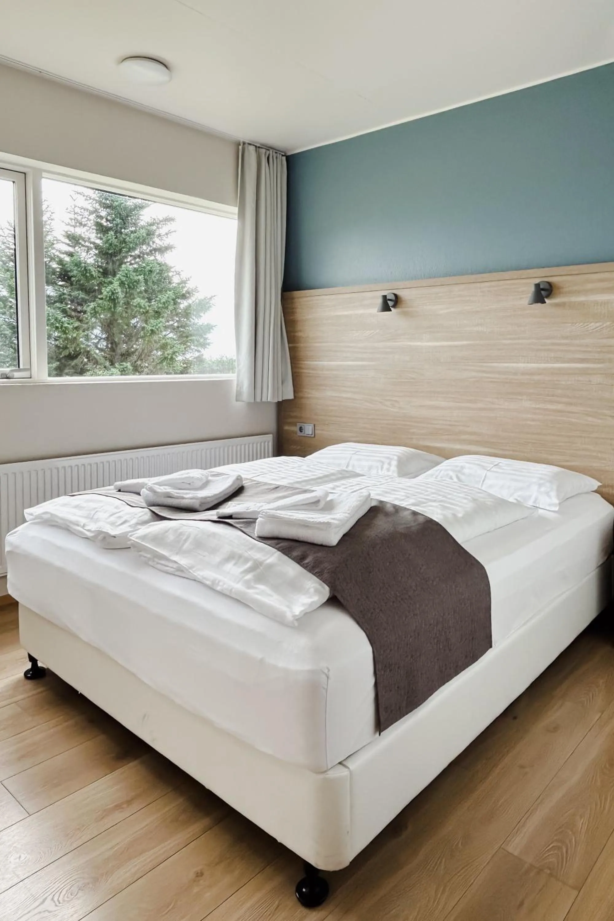 Bedroom, Bed in Hotel Jökull