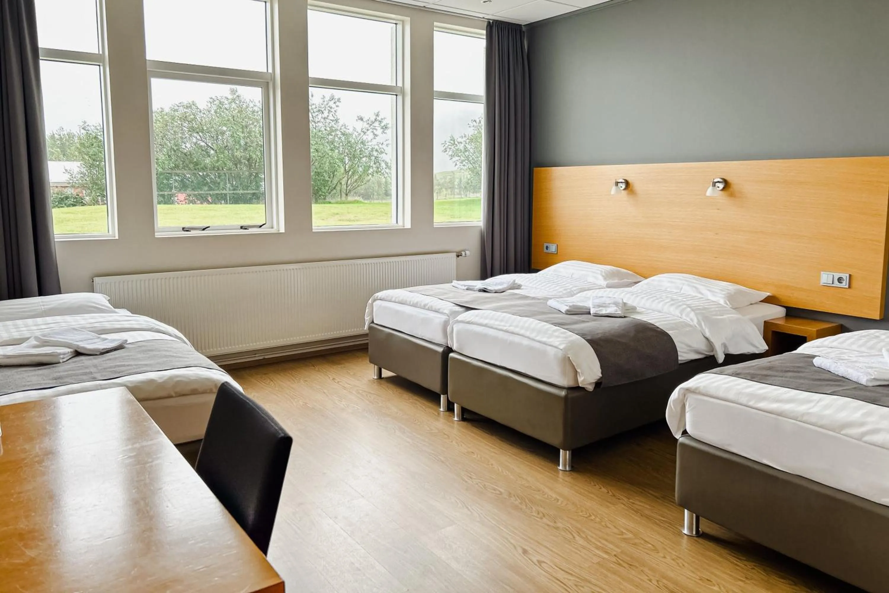 Bedroom, Bed in Hotel Jökull