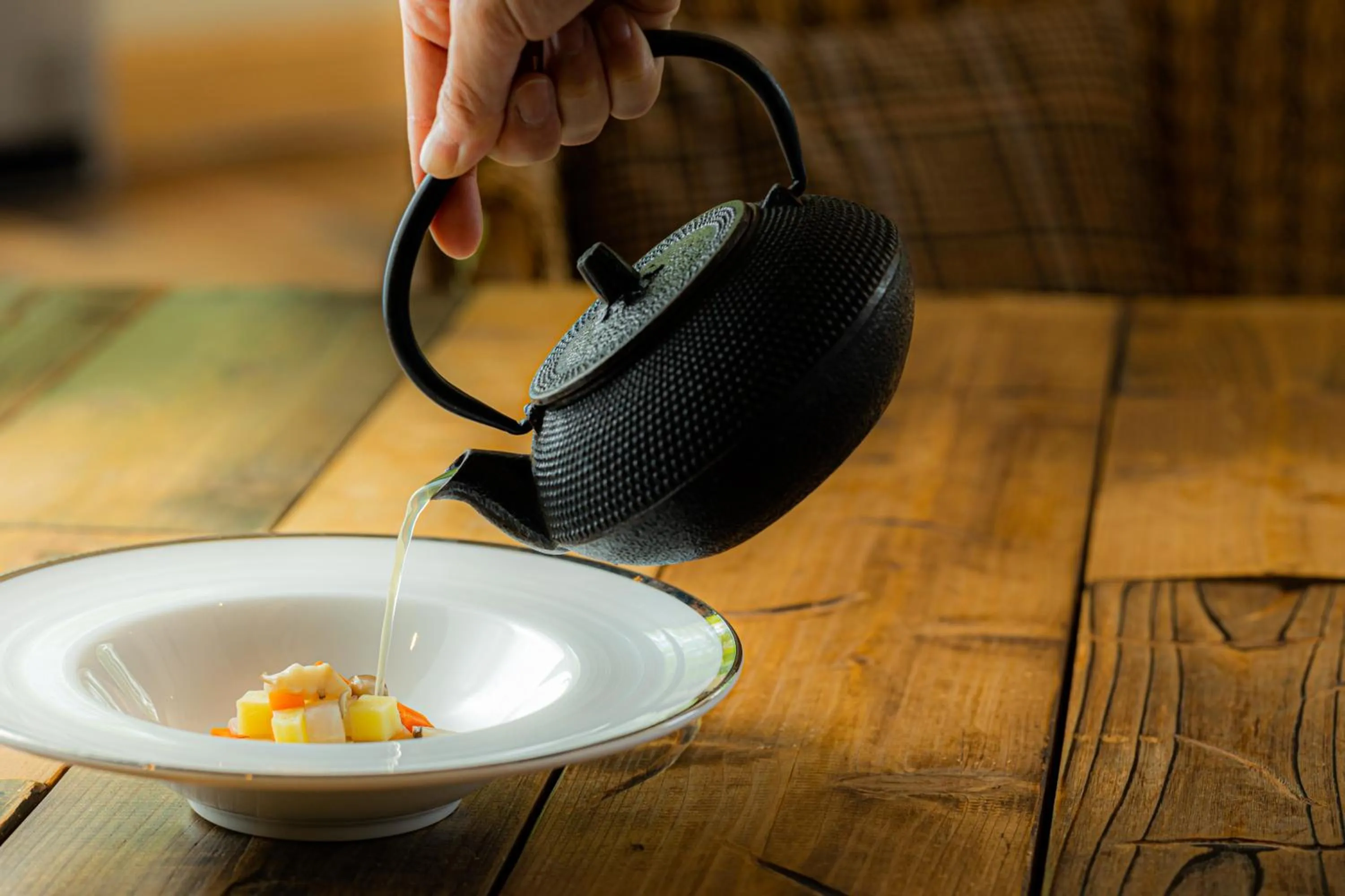 Food in Shelter Garden Nikko