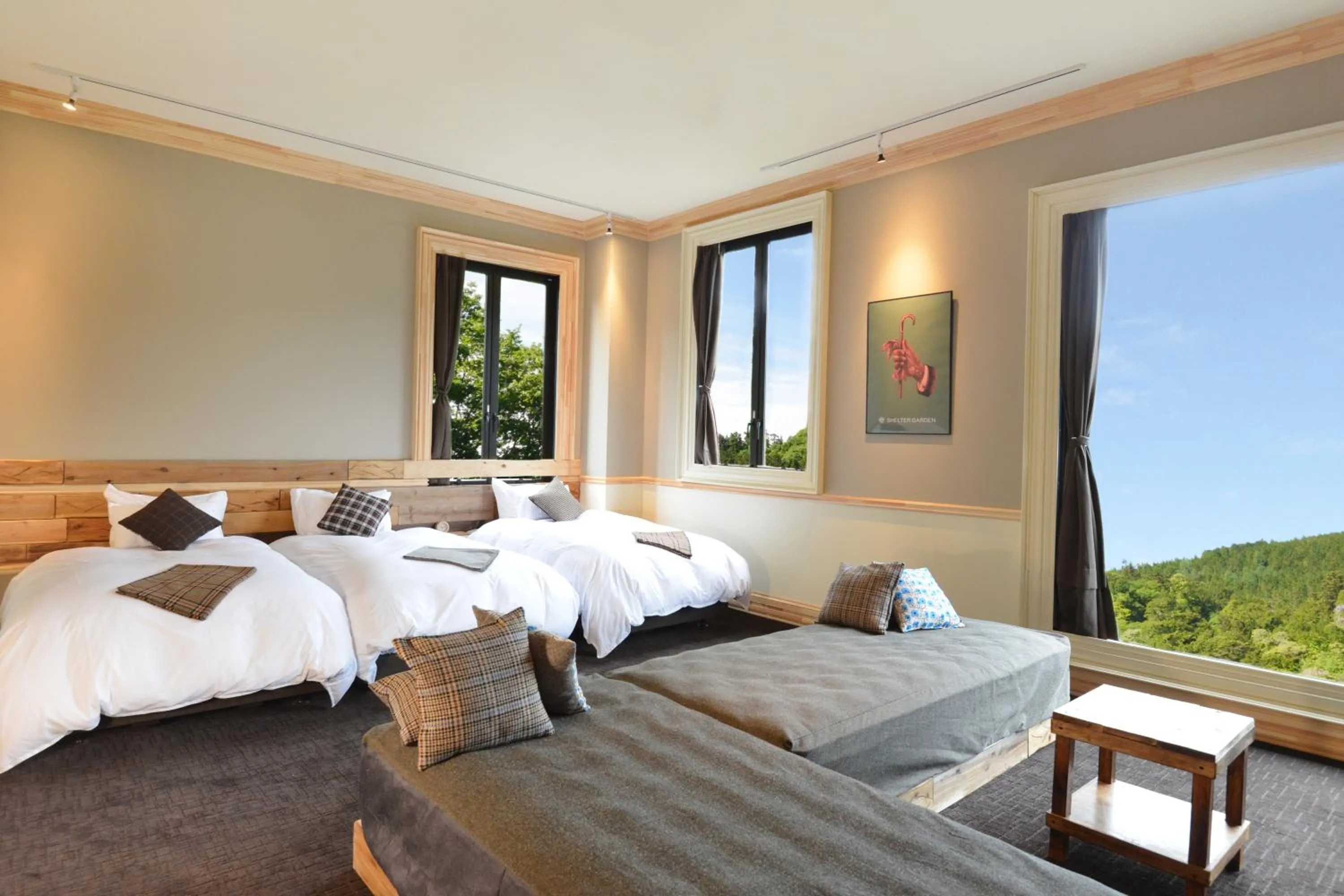 Bed in Shelter Garden Nikko