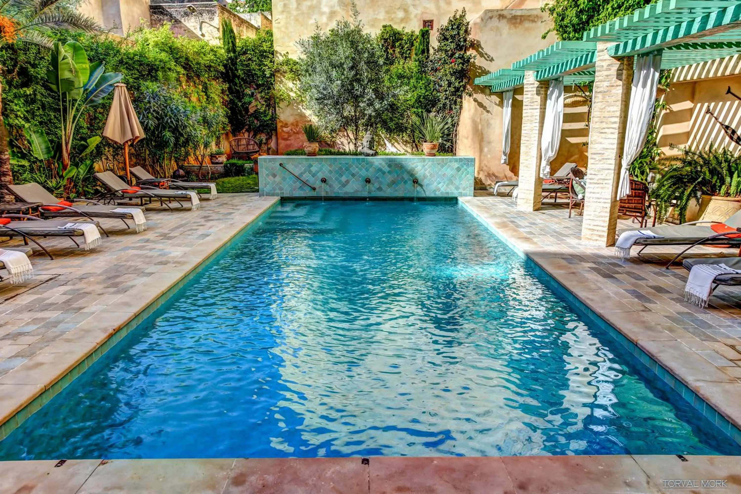 Garden in Riad Laaroussa