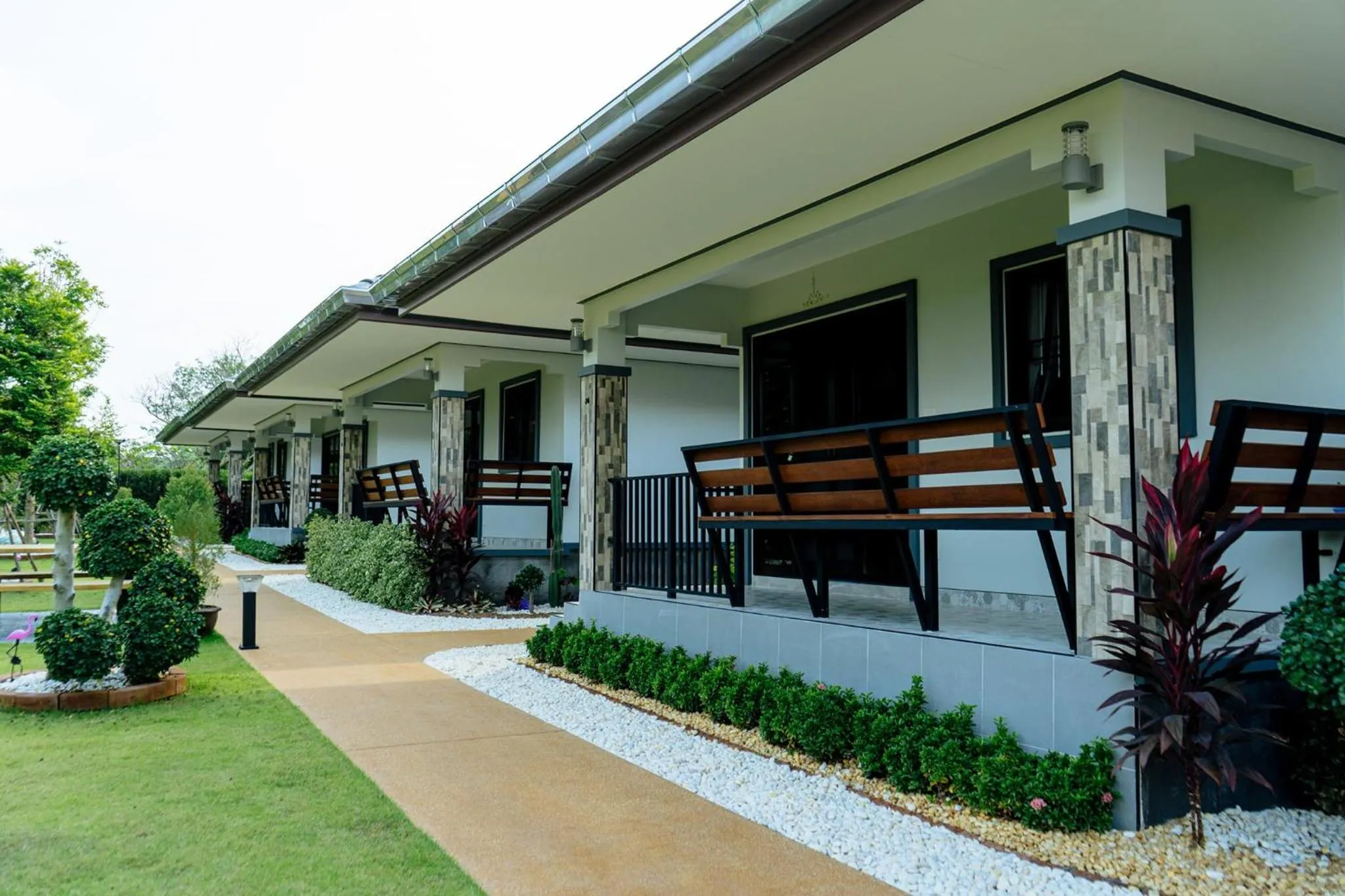 Garden view in Thai Smile Resort