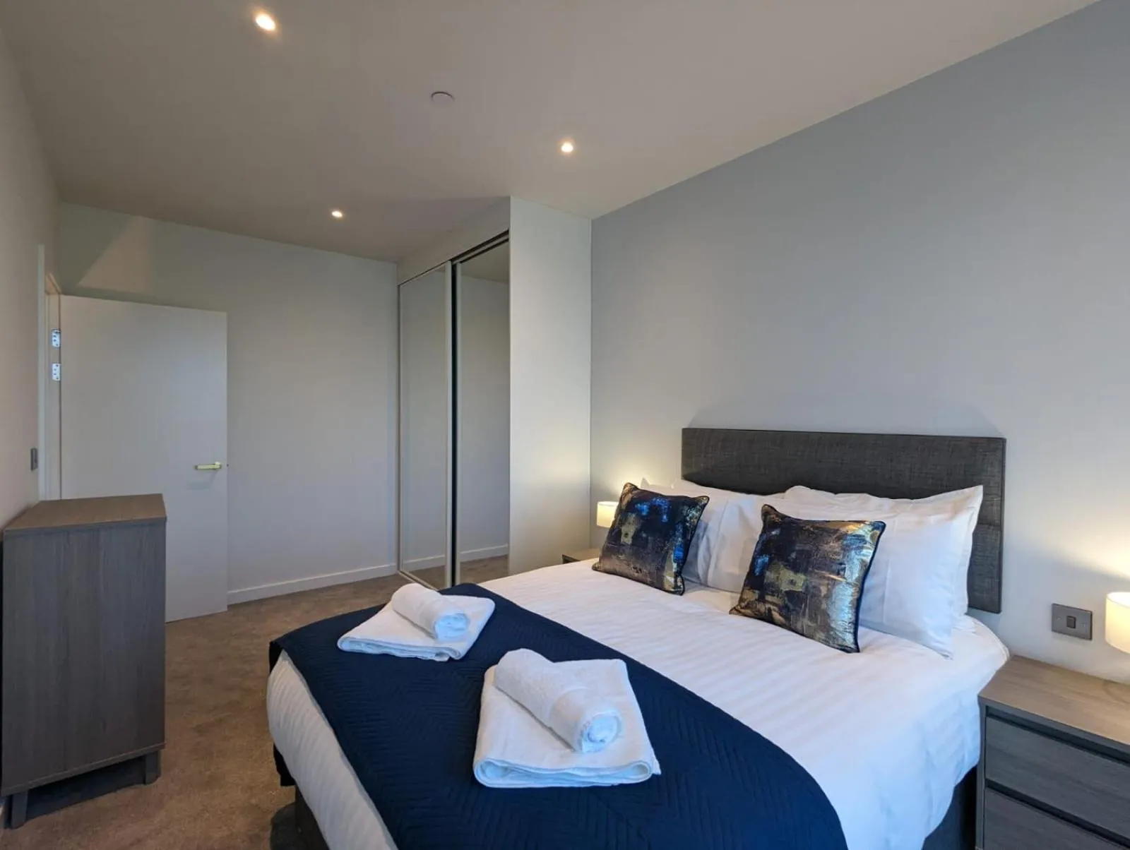 Bedroom in Charles Hope Manchester Townhouses