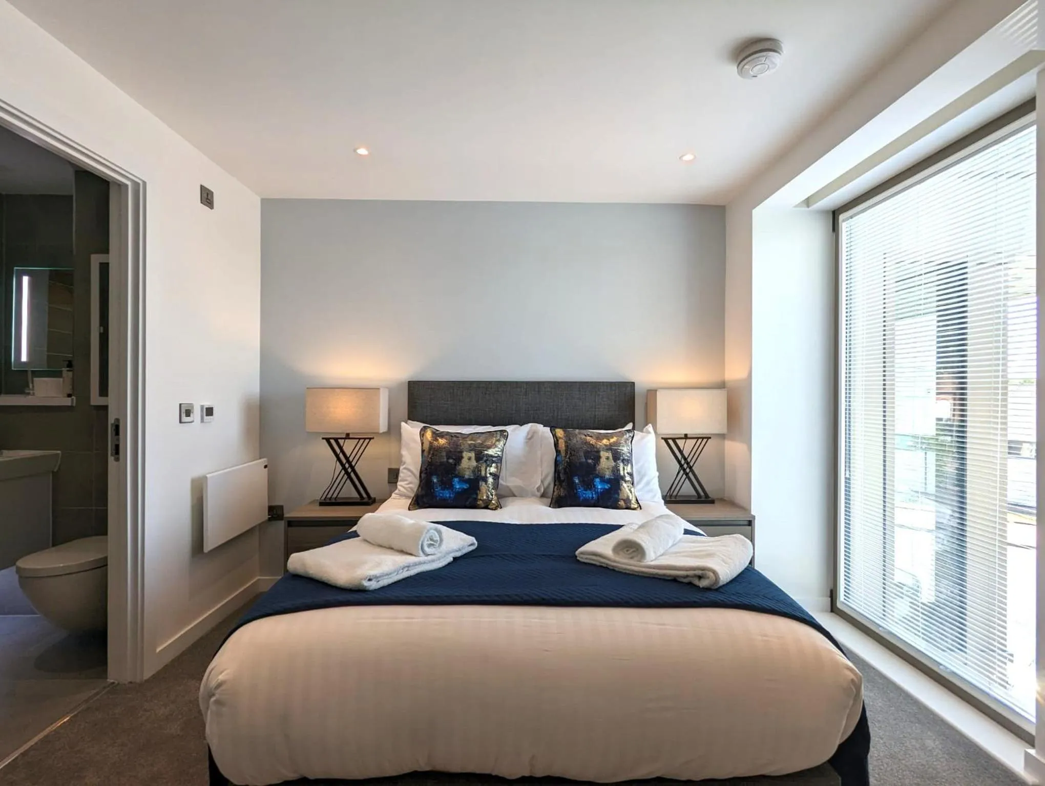Bedroom in Charles Hope Manchester Townhouses