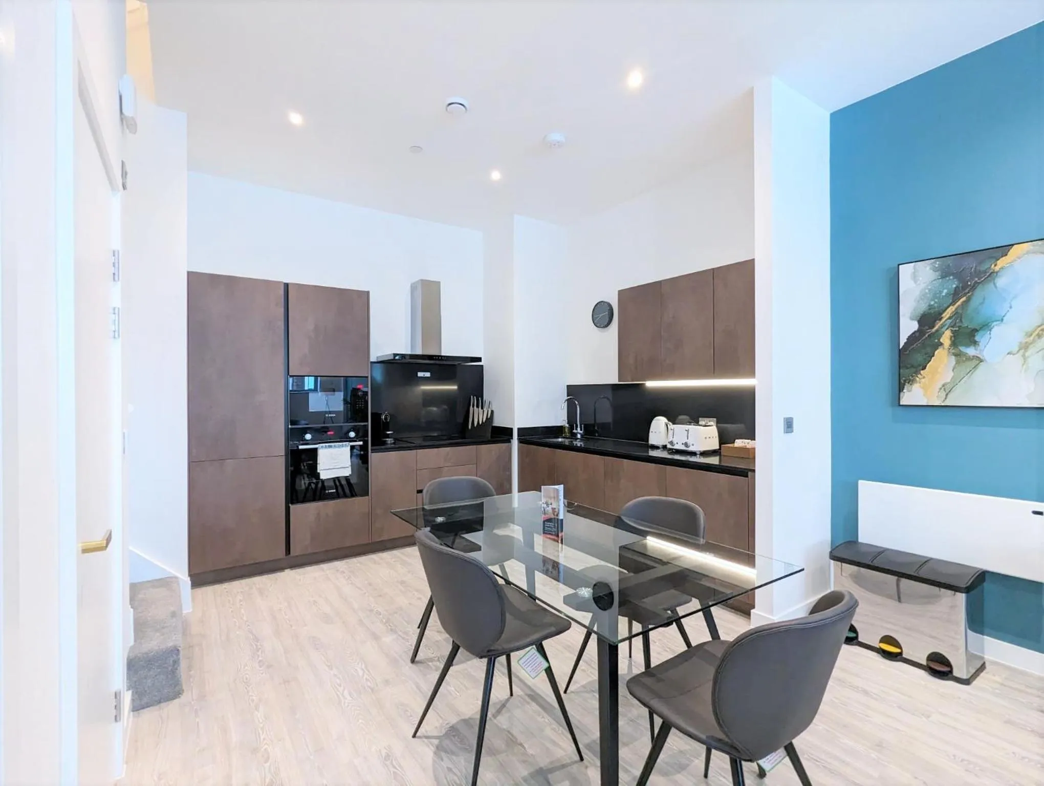 Kitchen or kitchenette in Charles Hope Manchester Townhouses