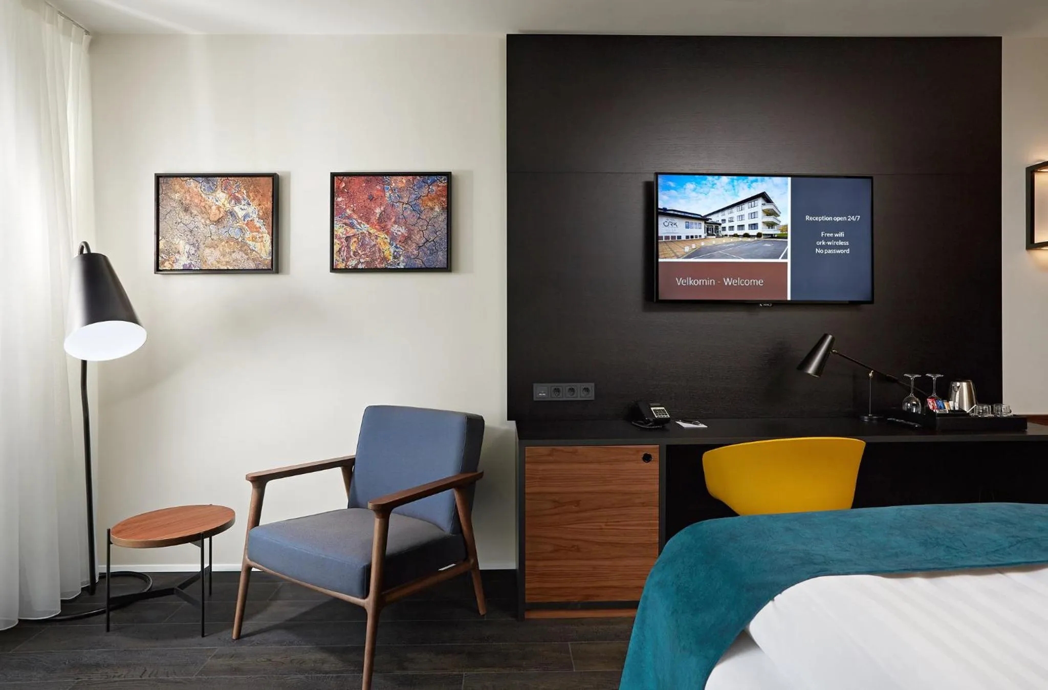 Bedroom, Bed in Hotel Örk