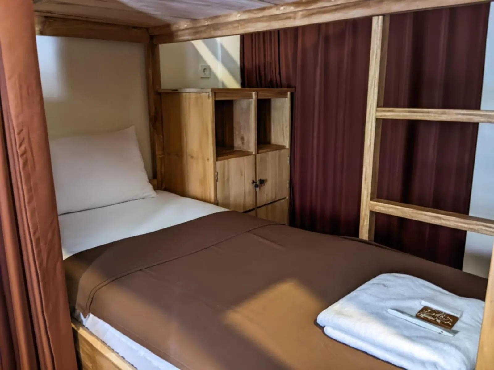 Bed in RaCottage Mandalika