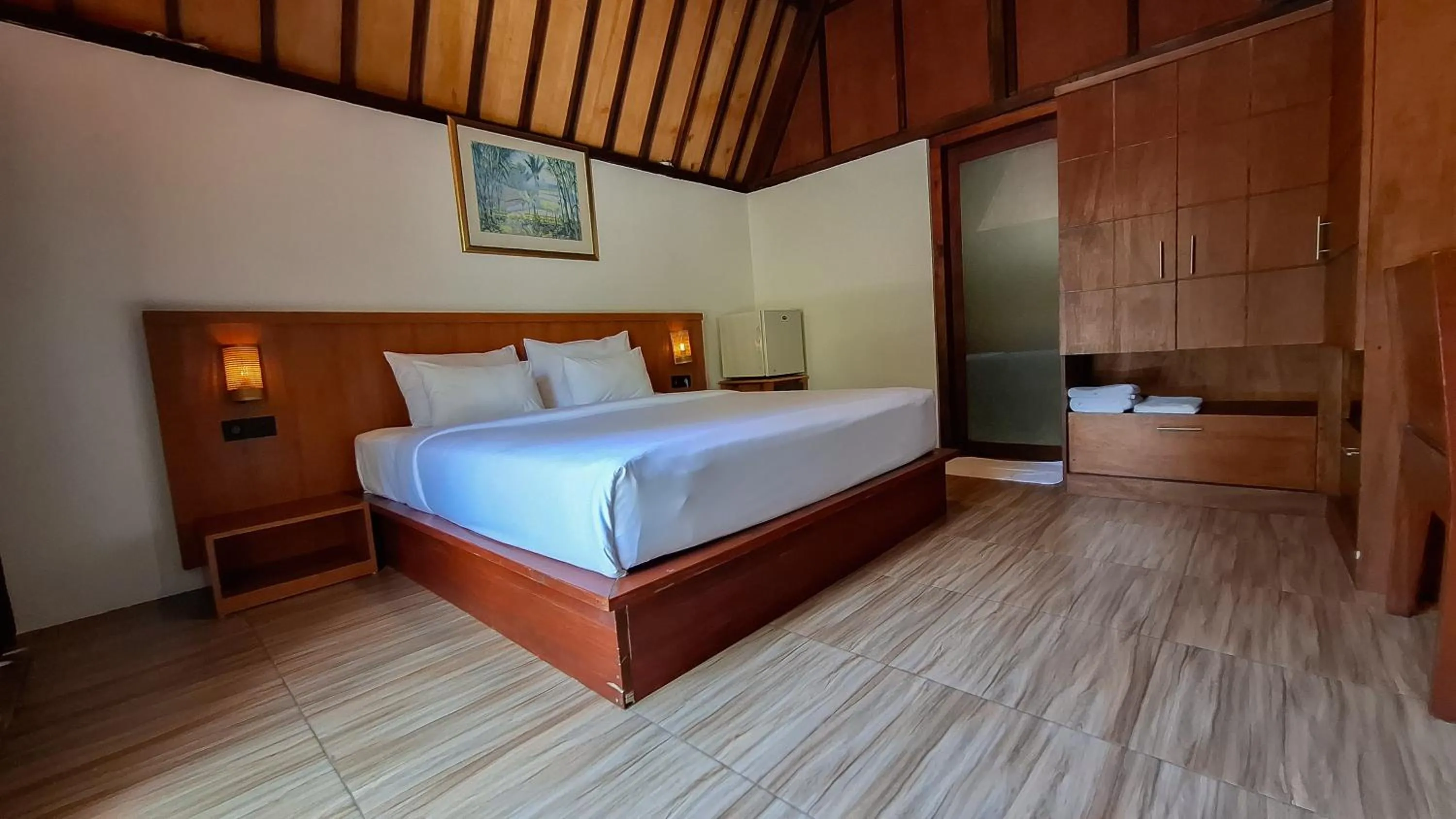 Bed in RaCottage Mandalika