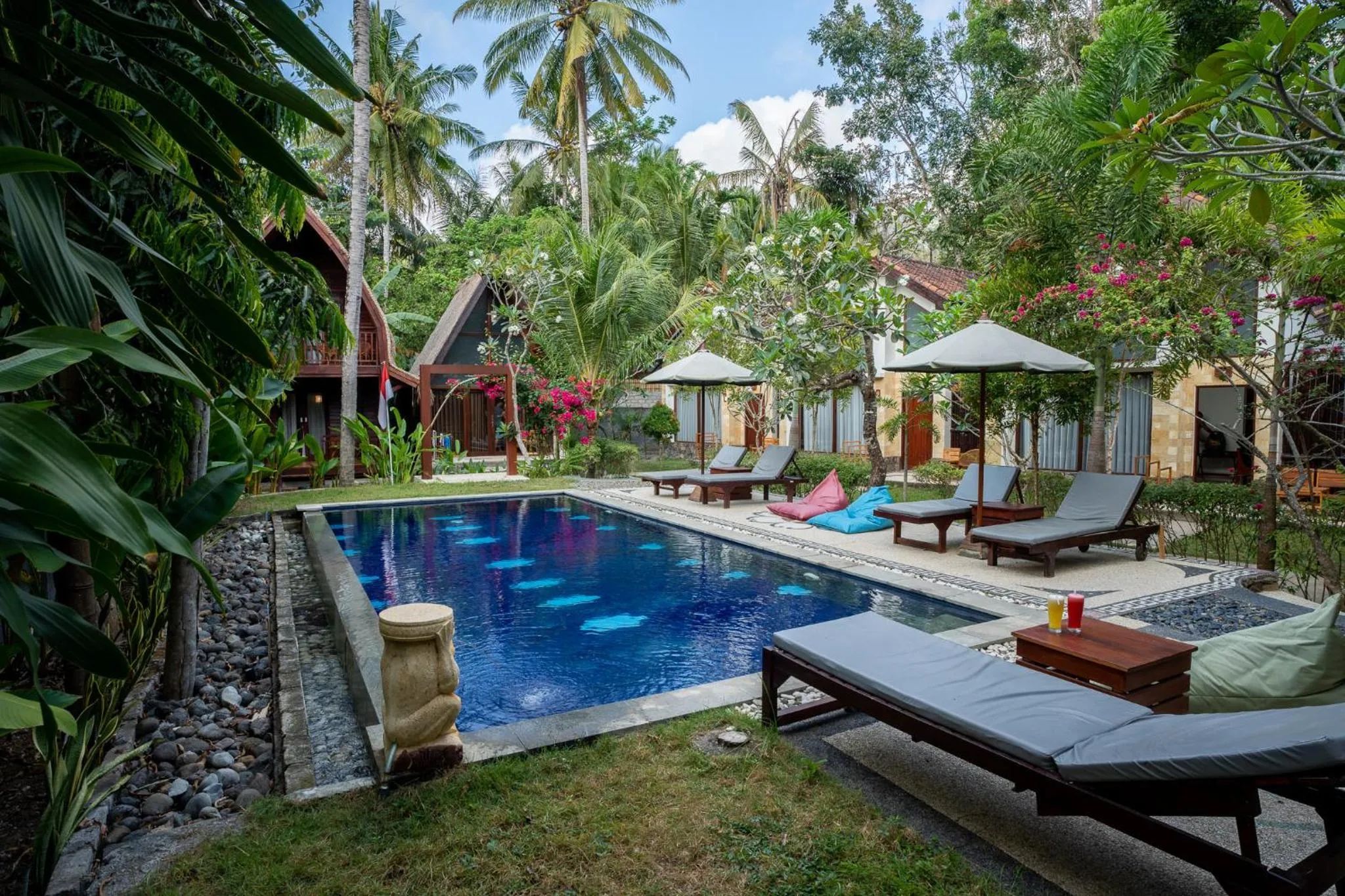 Swimming pool in RaCottage Mandalika