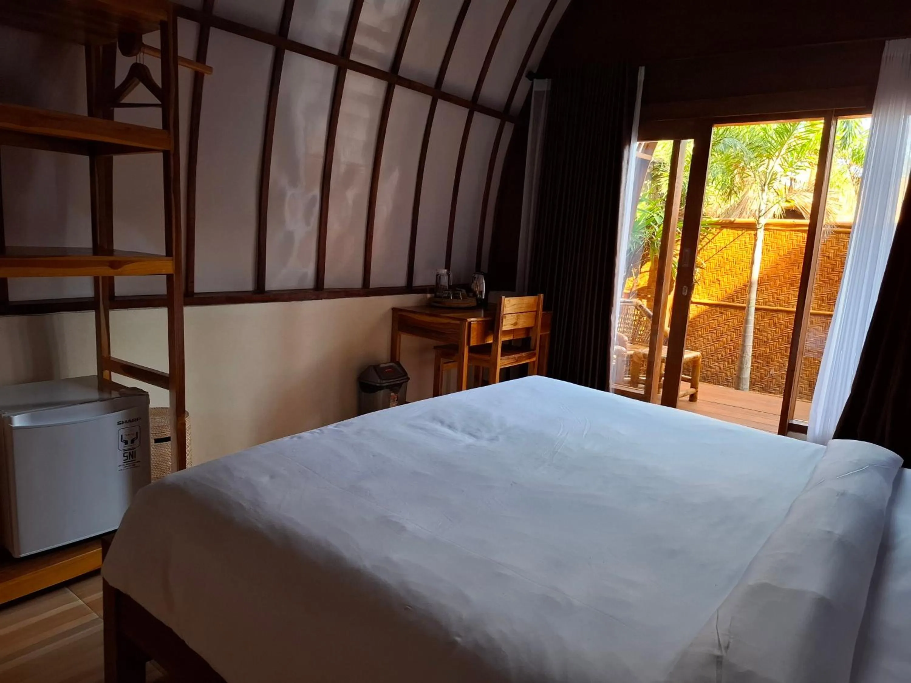 Bed in RaCottage Mandalika